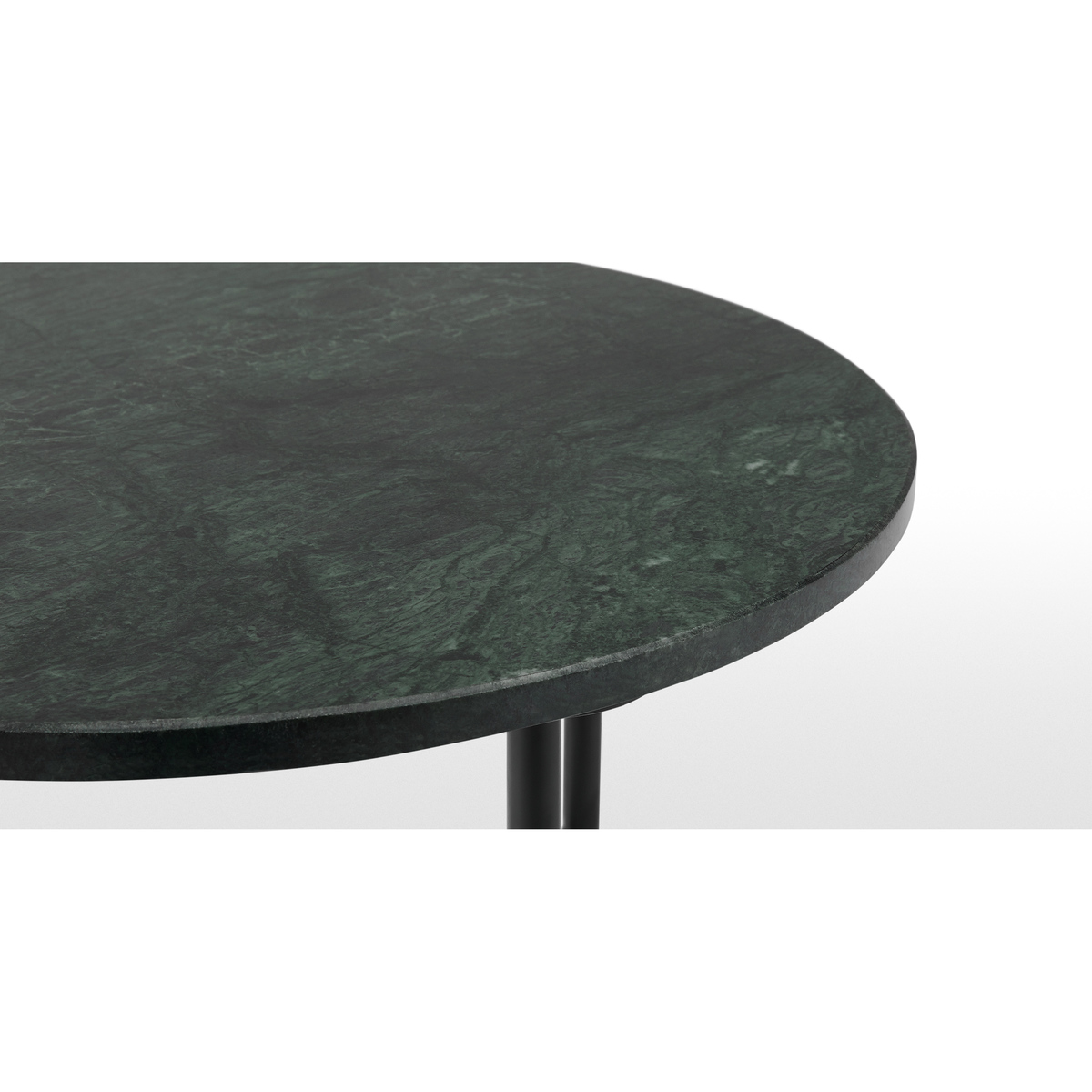 Ailish Large Round Side Table, Green Marble – image 5