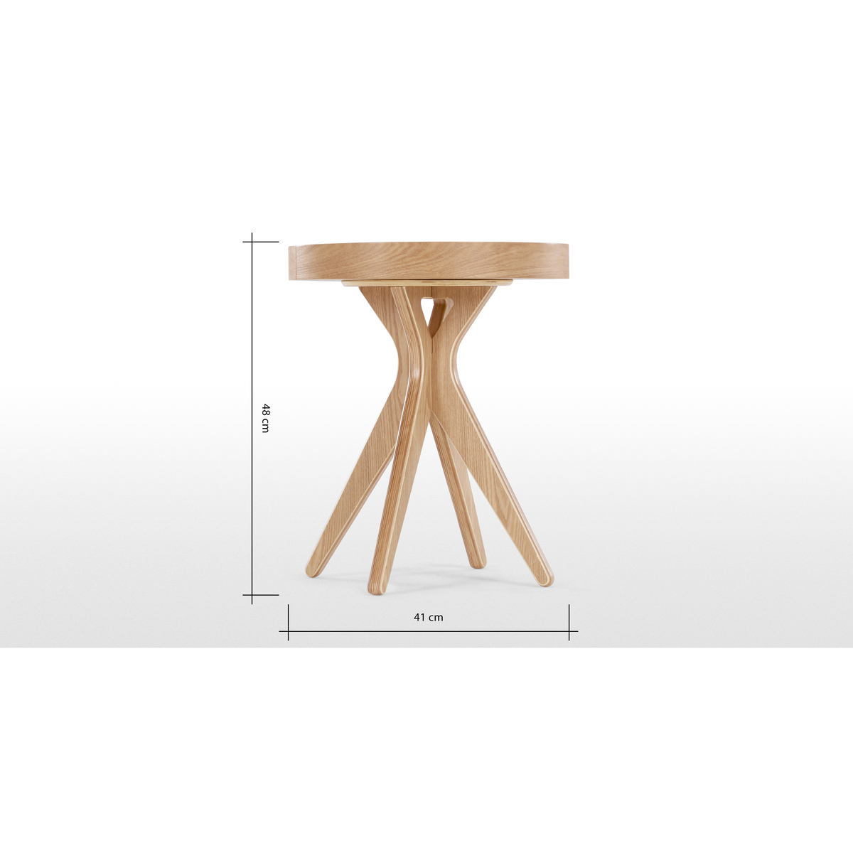 MADE Essentials Pieta Bedside Table, Plywood – image 7