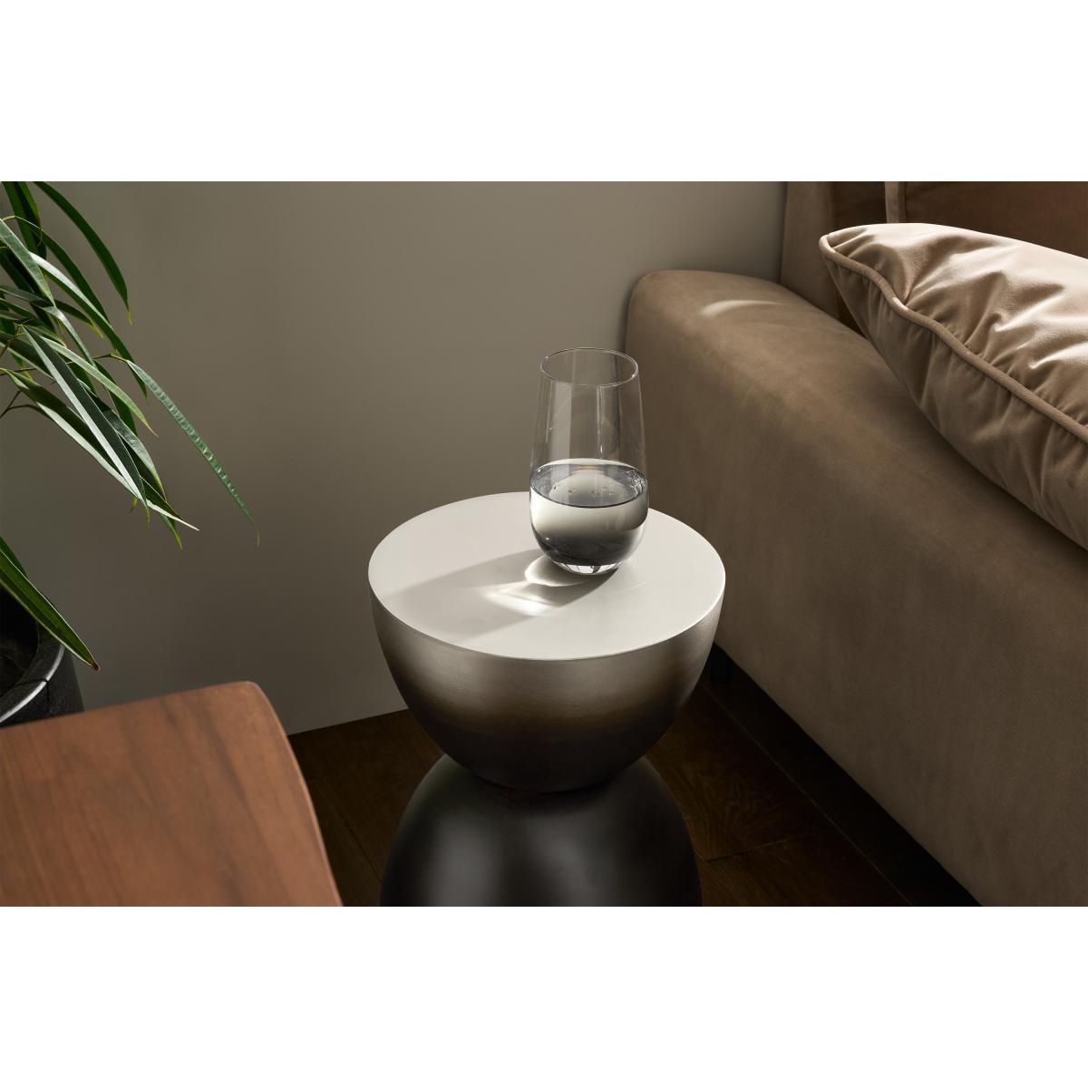 Sulta Side Table, Silver & Black Ombre – image 4