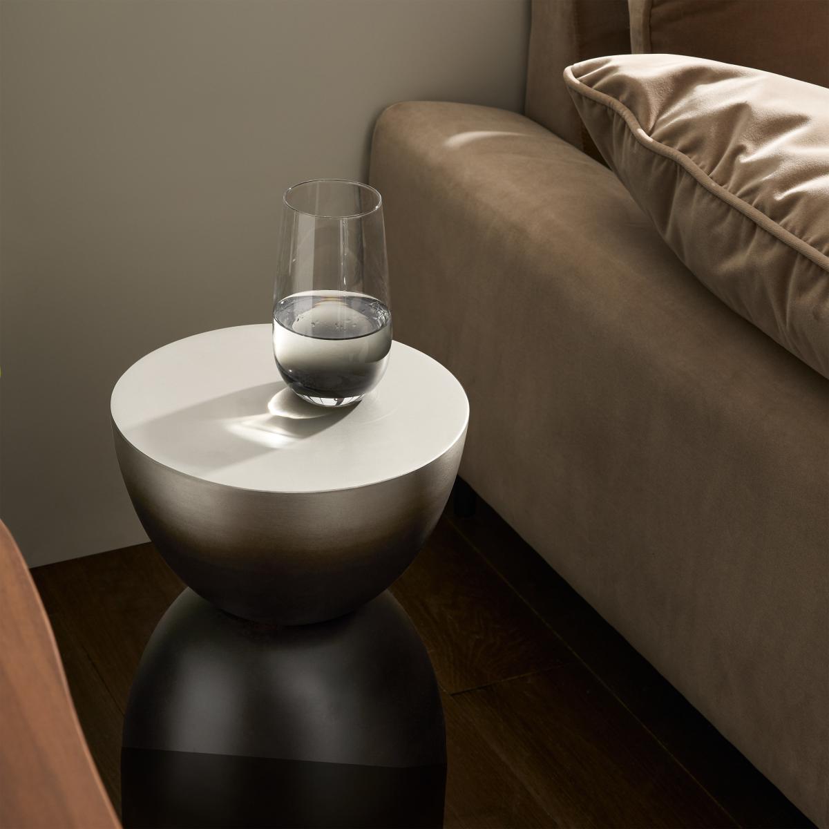 Sulta Side Table, Silver & Black Ombre – image 9