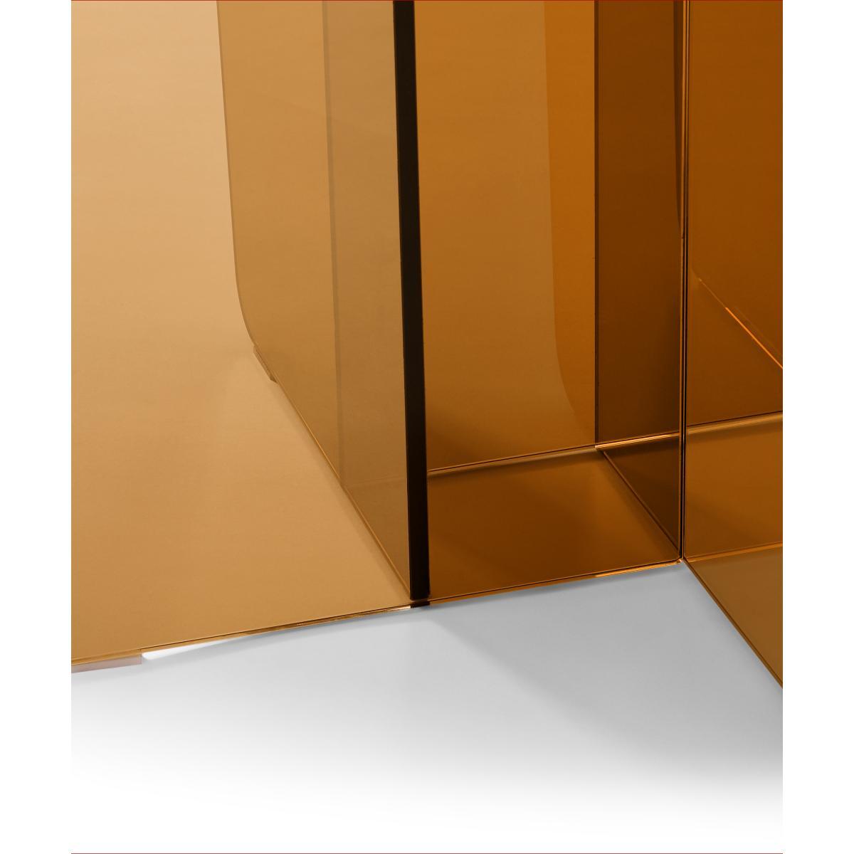 Oki Side Table, Caramel Glass – image 6