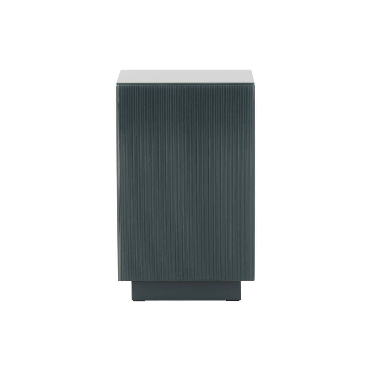 Cosmo Side Table, Grey Glass – image 2