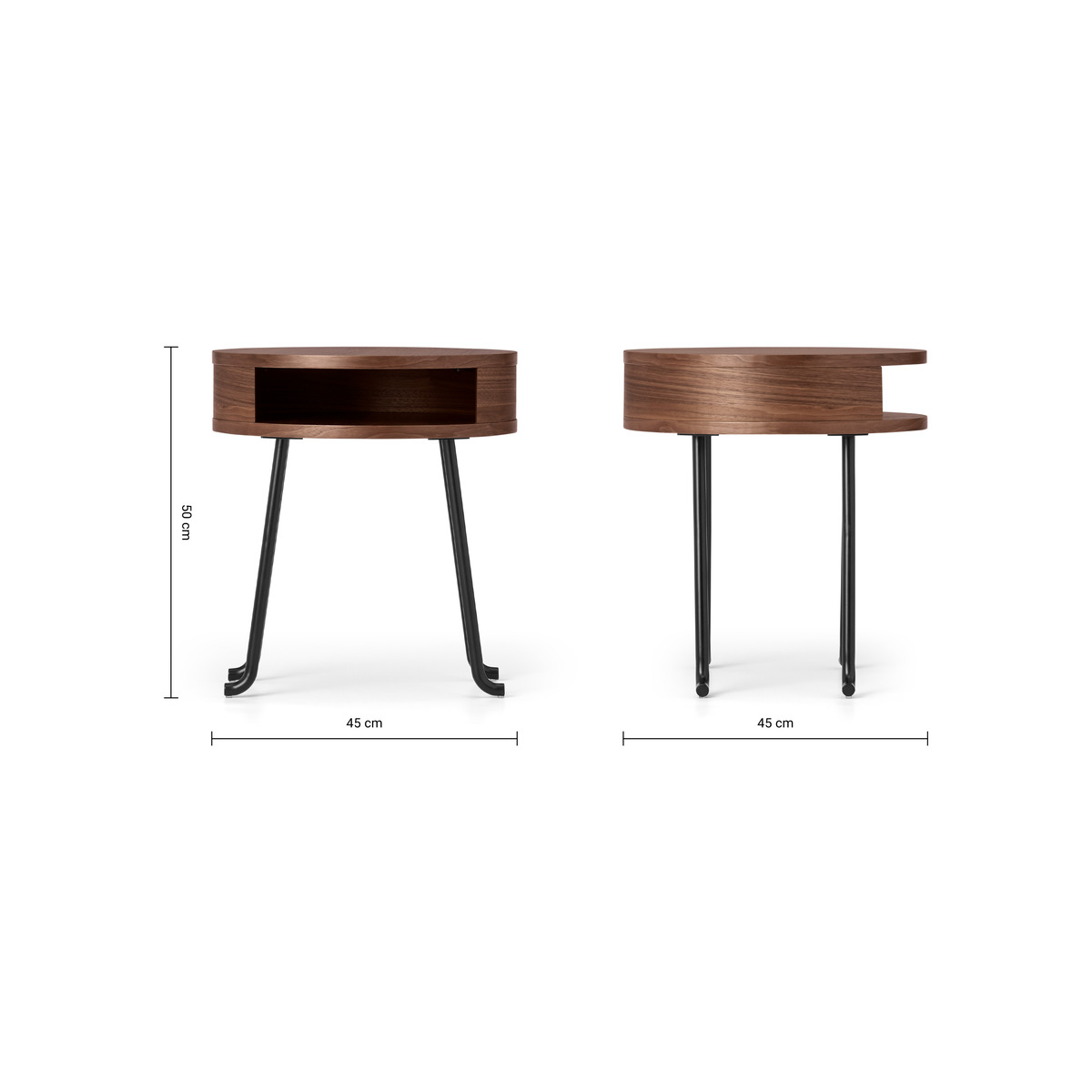 Pendelbury Side Table, Walnut – image 7