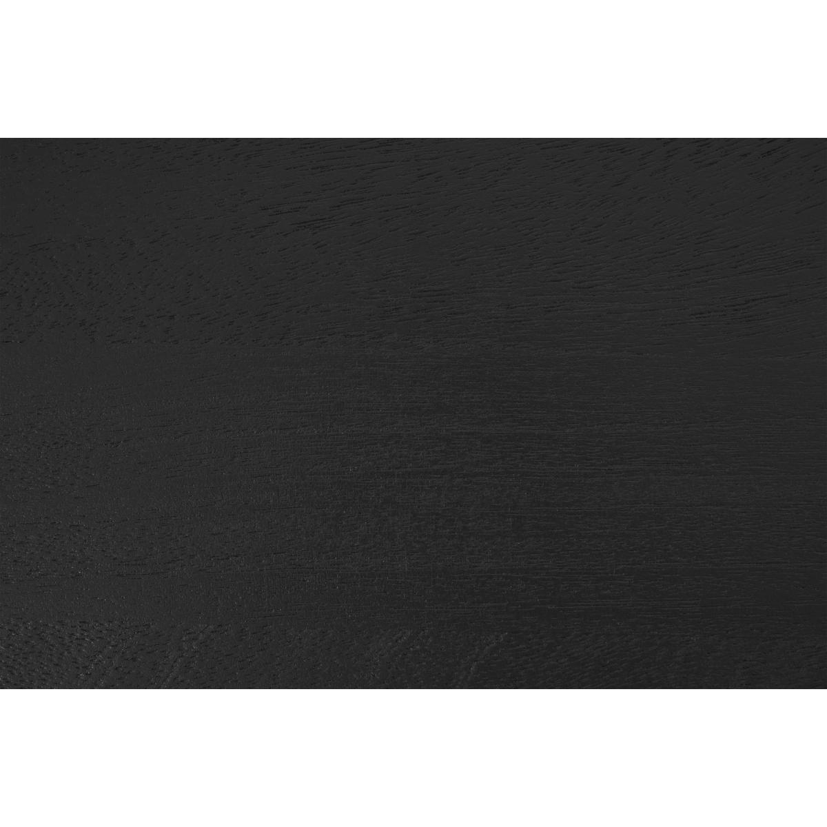 Garton Hallway Console, Charcoal Black Mango Wood & Black Metal – image 9