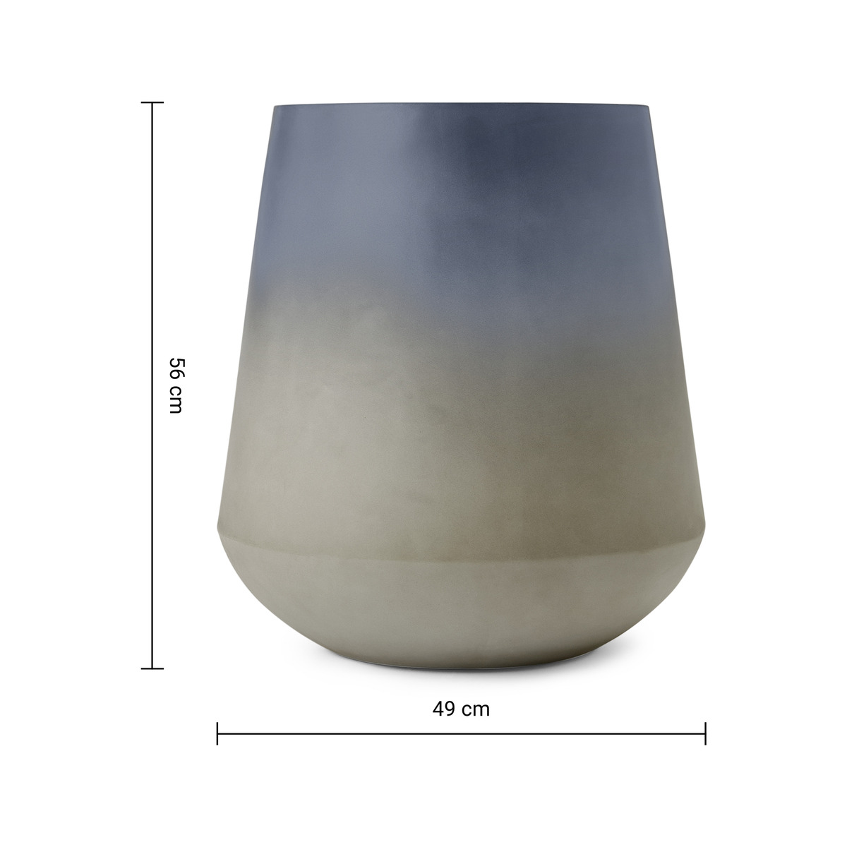 Kugel Garden Side Table, Blue Concrete – image 8
