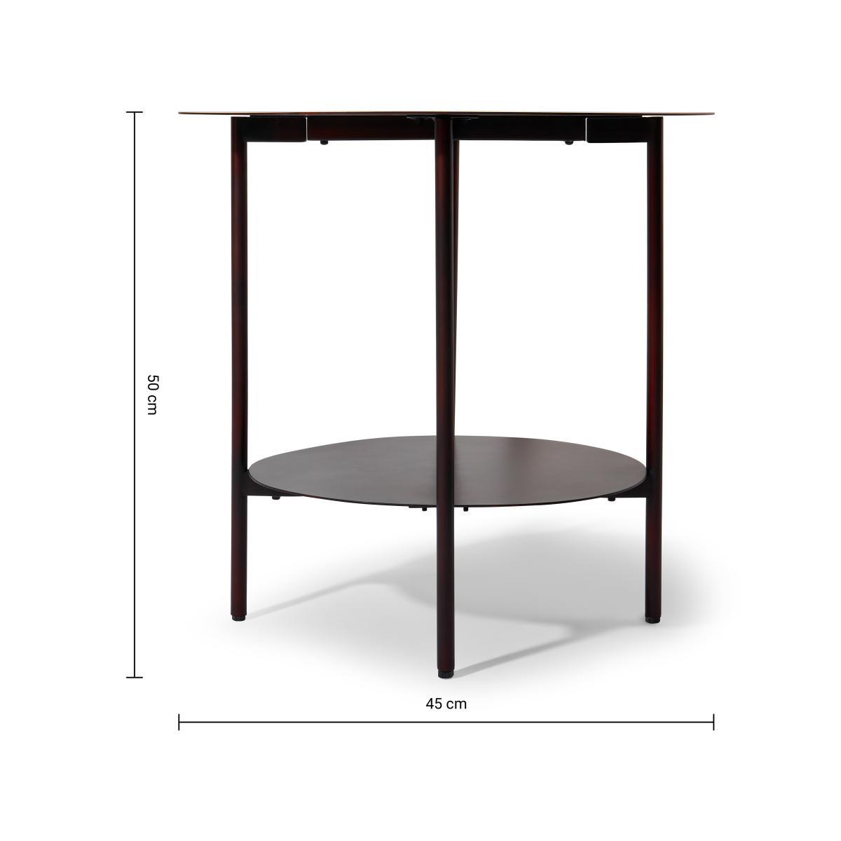 Tayen Side Table, Aged Bronze – image 8
