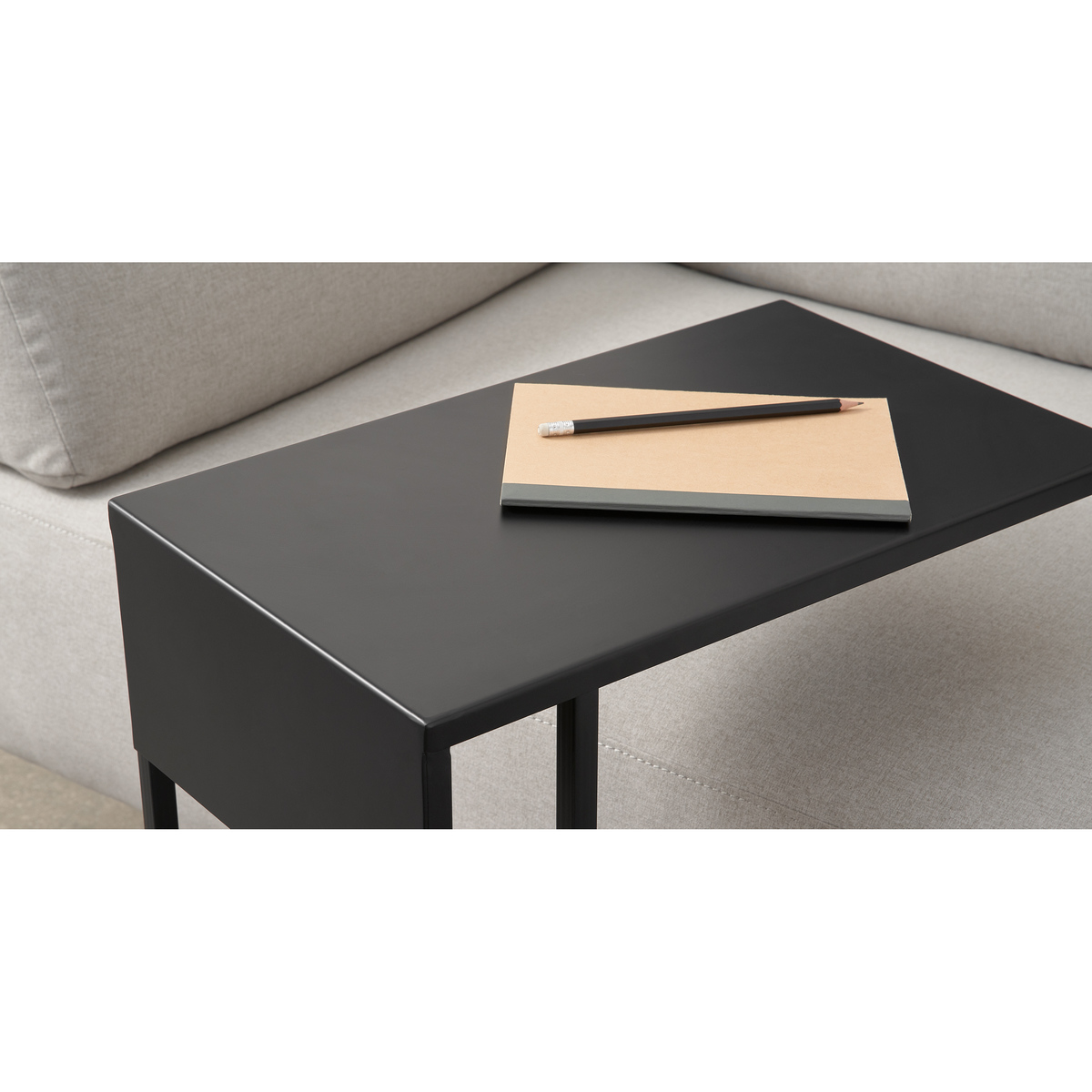 MADE Essentials Emira Laptop Side Table, Black – image 3
