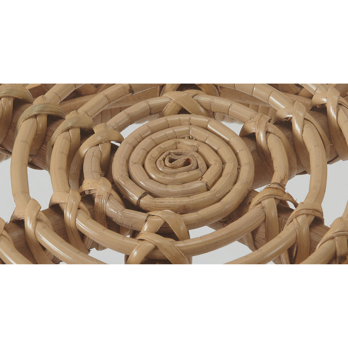 Moreno Side Table, Natural Cane & Glass – image 6