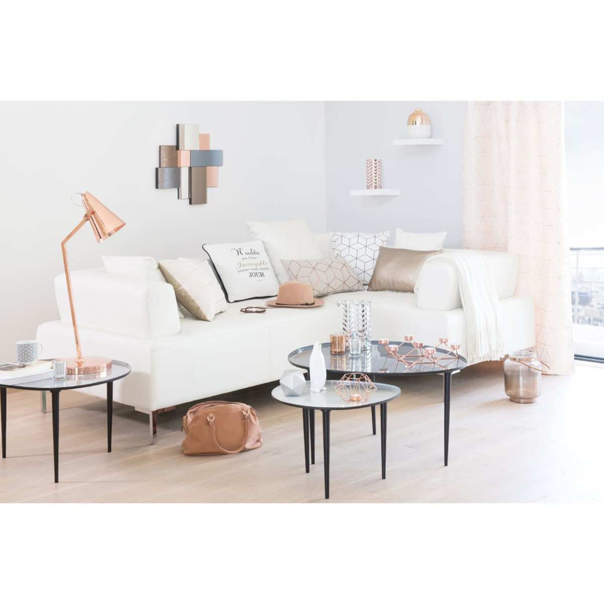 Nest of metal tables Galet – image 3