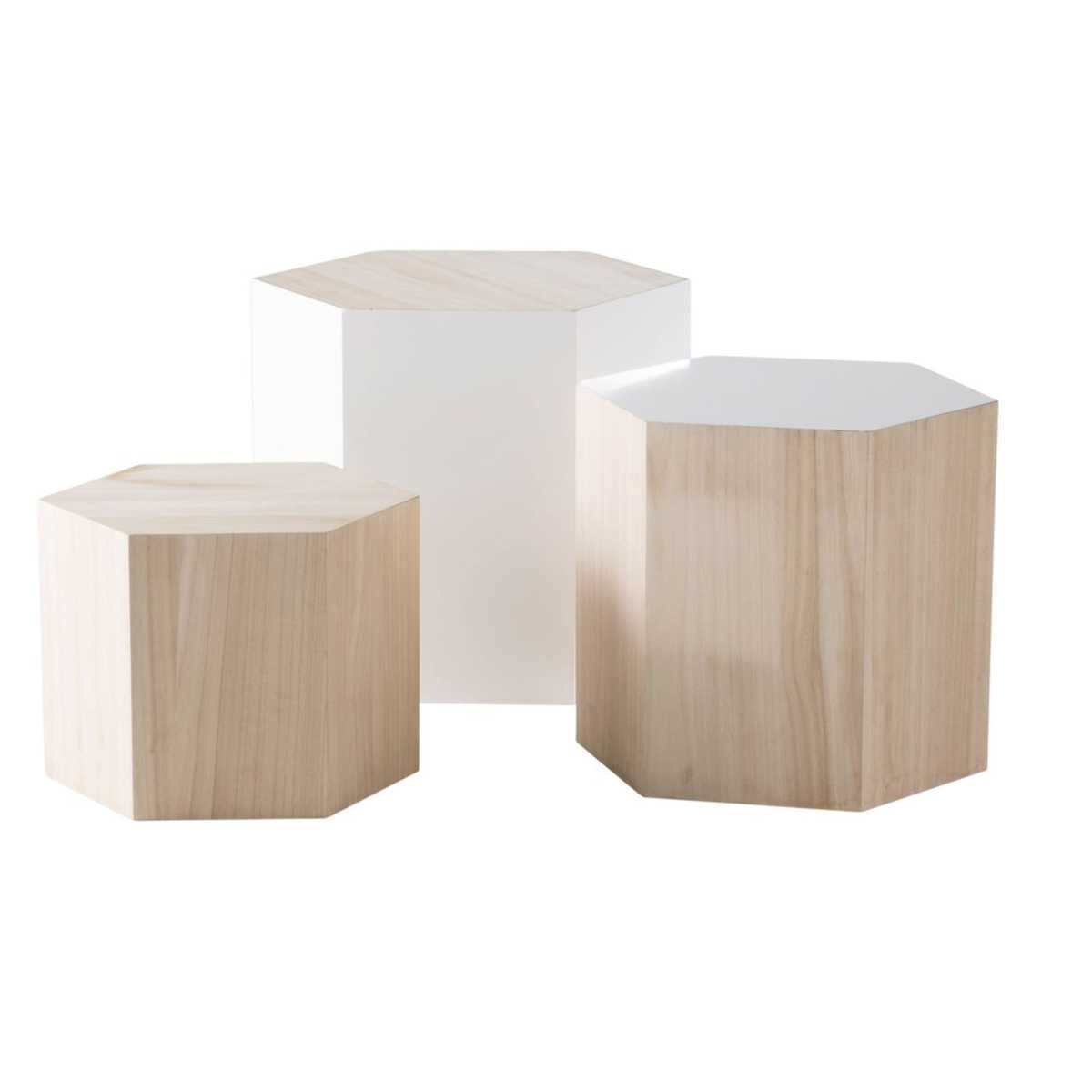 Paulownia Nest of Tables Spring – image 2