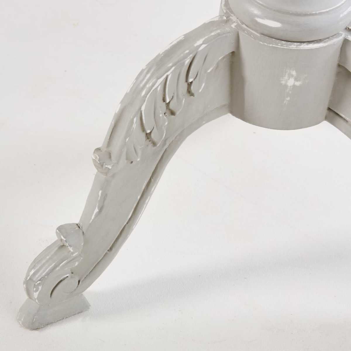 Aged Effect Grey Pedestal Table – image 4