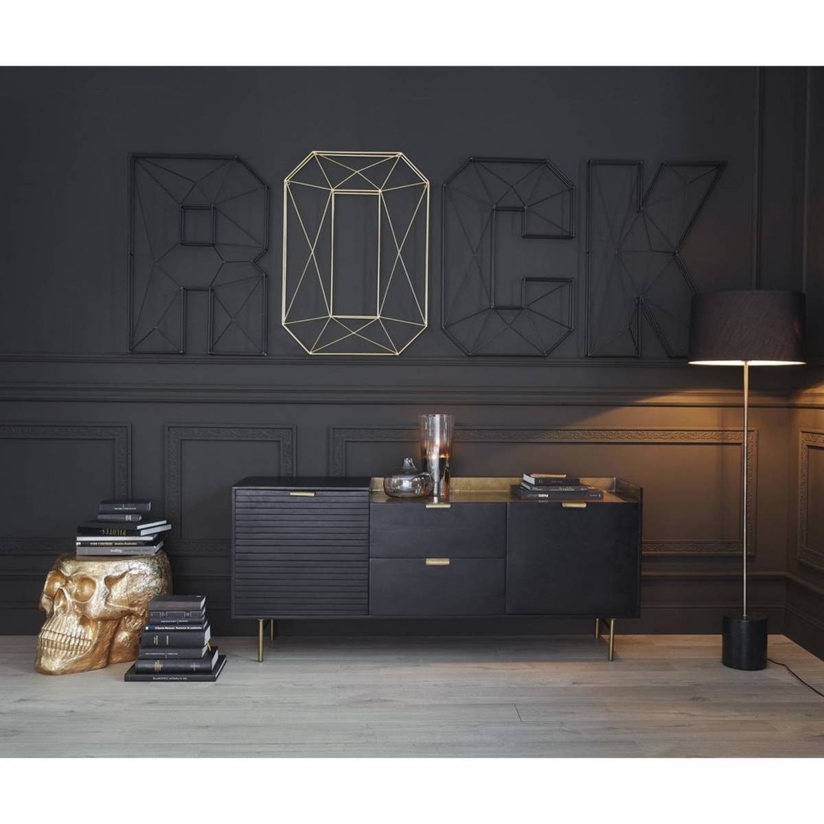 Gold Skull End Table – image 6