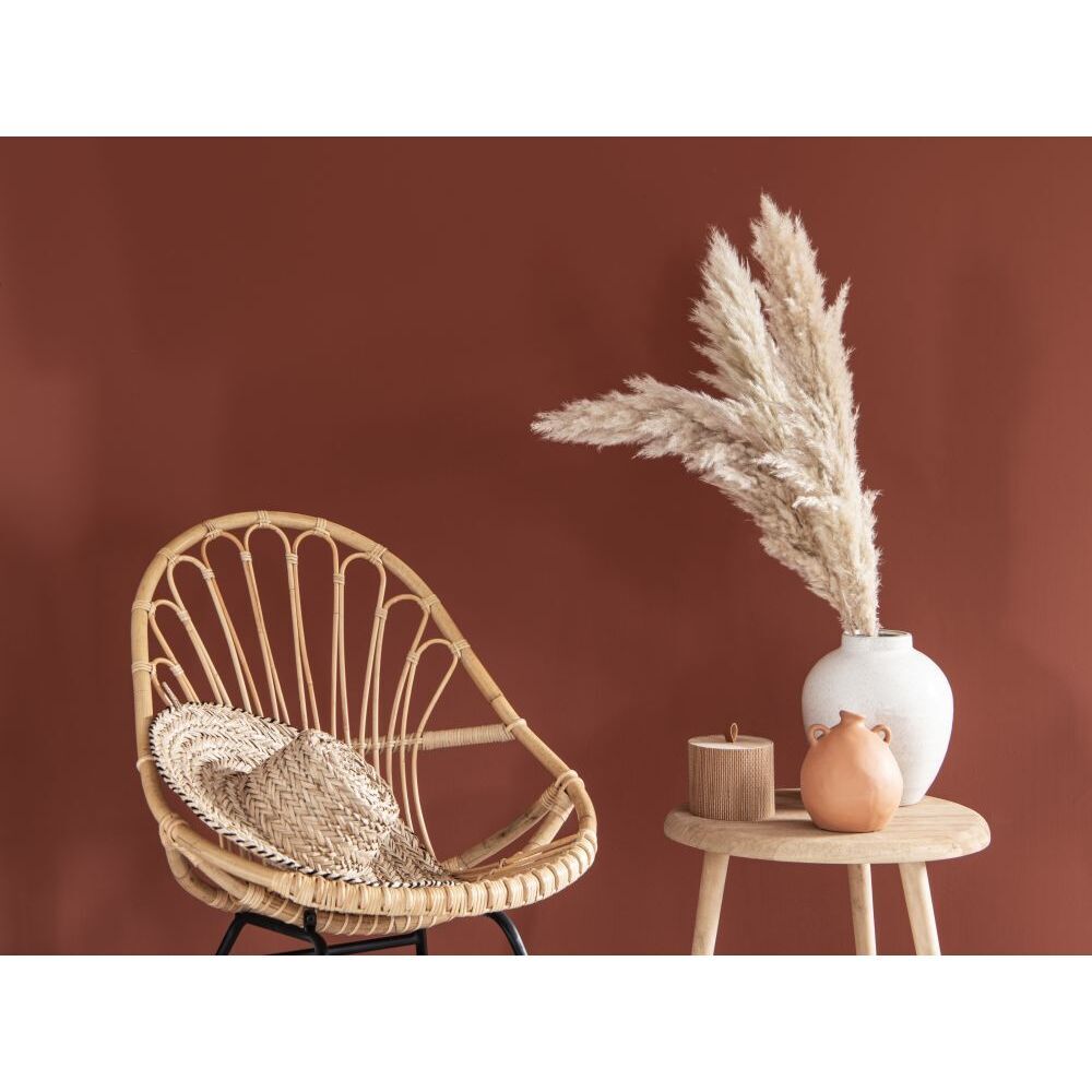 Oval paulownia side table – image 8