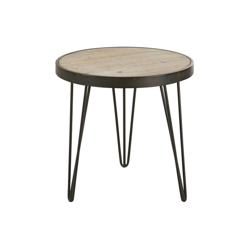 Tripod side table in black metal – image 1