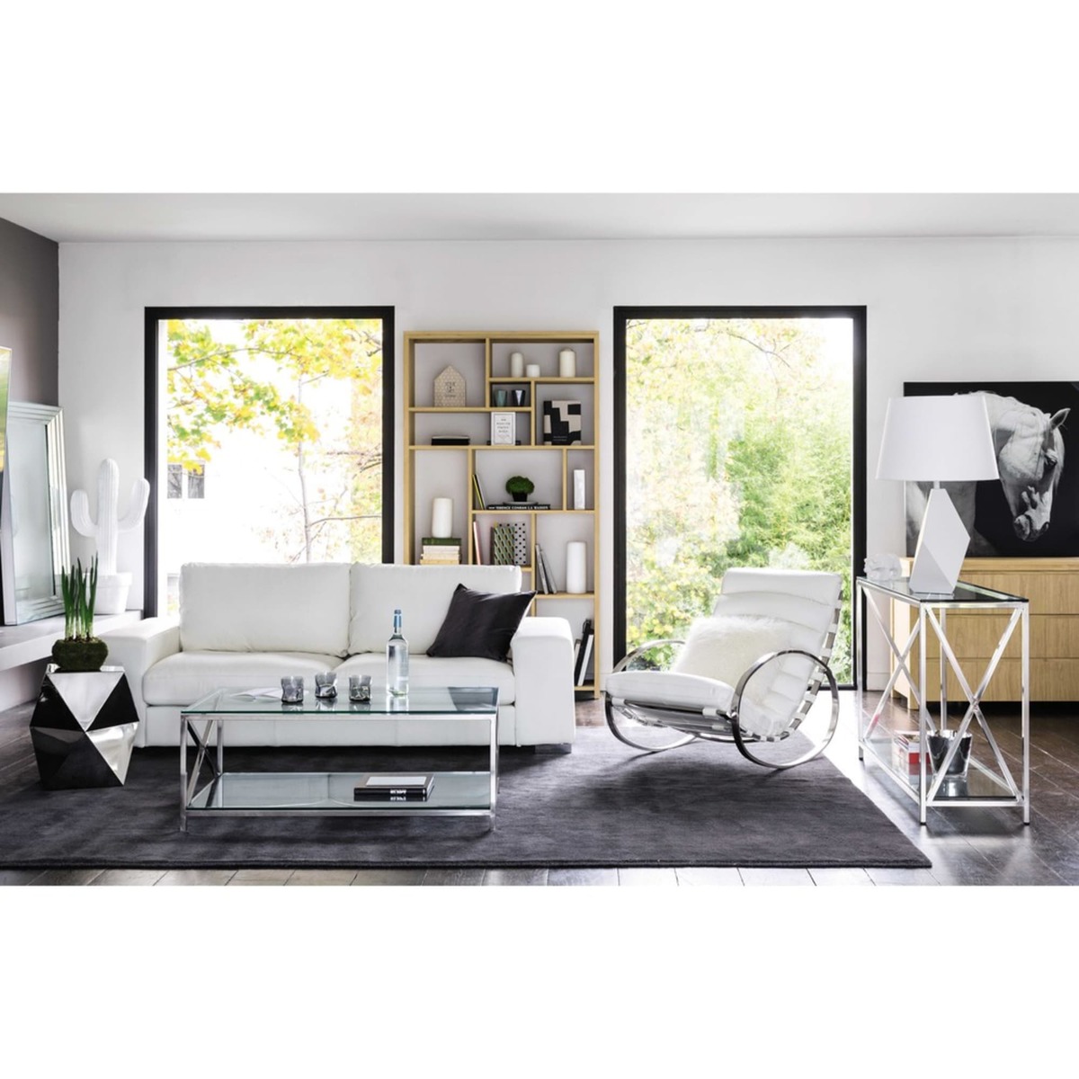 DIAMANT mirror side table W 33cm – image 5
