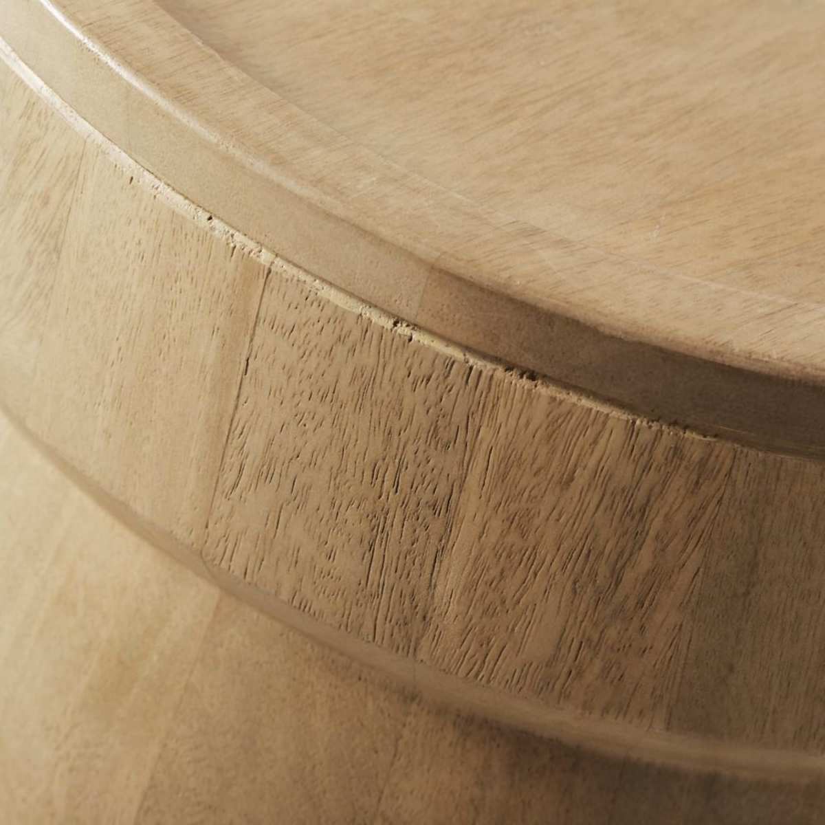 Whitewashed Solid Mango Wood Nesting Tables Nogobo – image 2