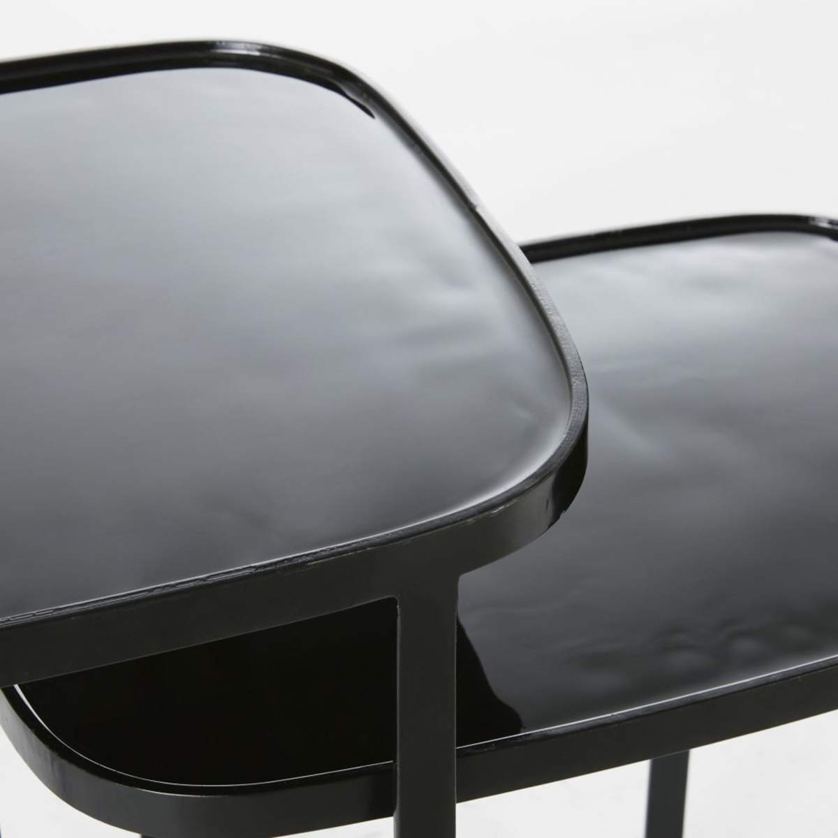 Black Metal Side Tables (x2) – image 3