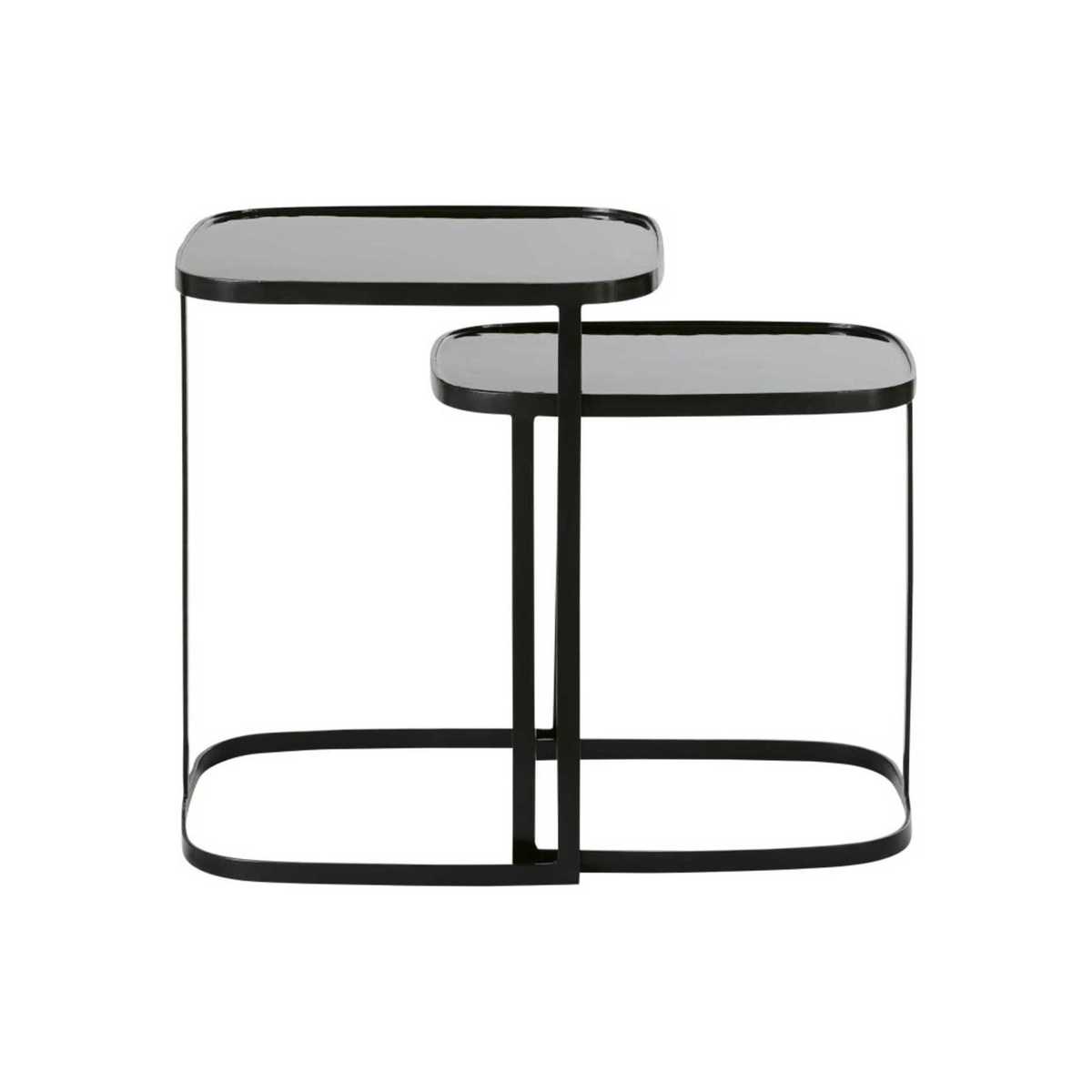 Black Metal Side Tables (x2) – image 2
