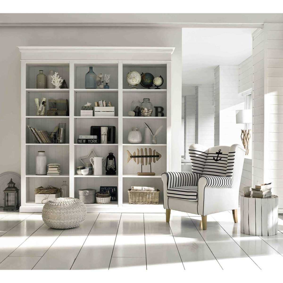 Eucalyptus Side Table in White – image 12