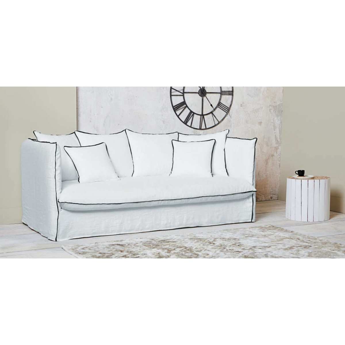 Eucalyptus Side Table in White – image 14