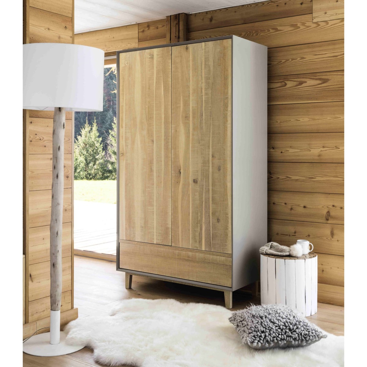 Eucalyptus Side Table in White – image 9
