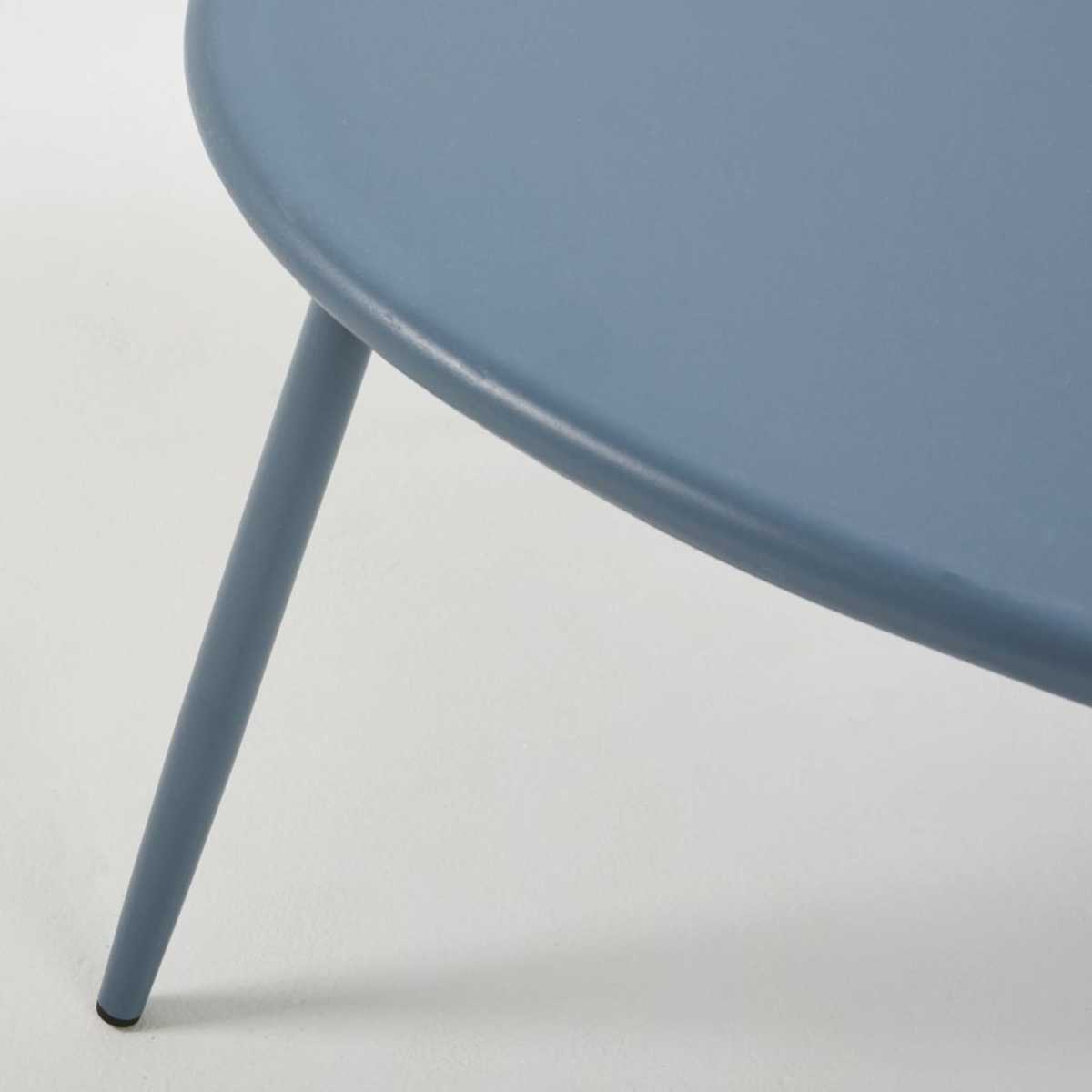 Blue Grey Metal Garden Nest of Tables Lumpa – image 3