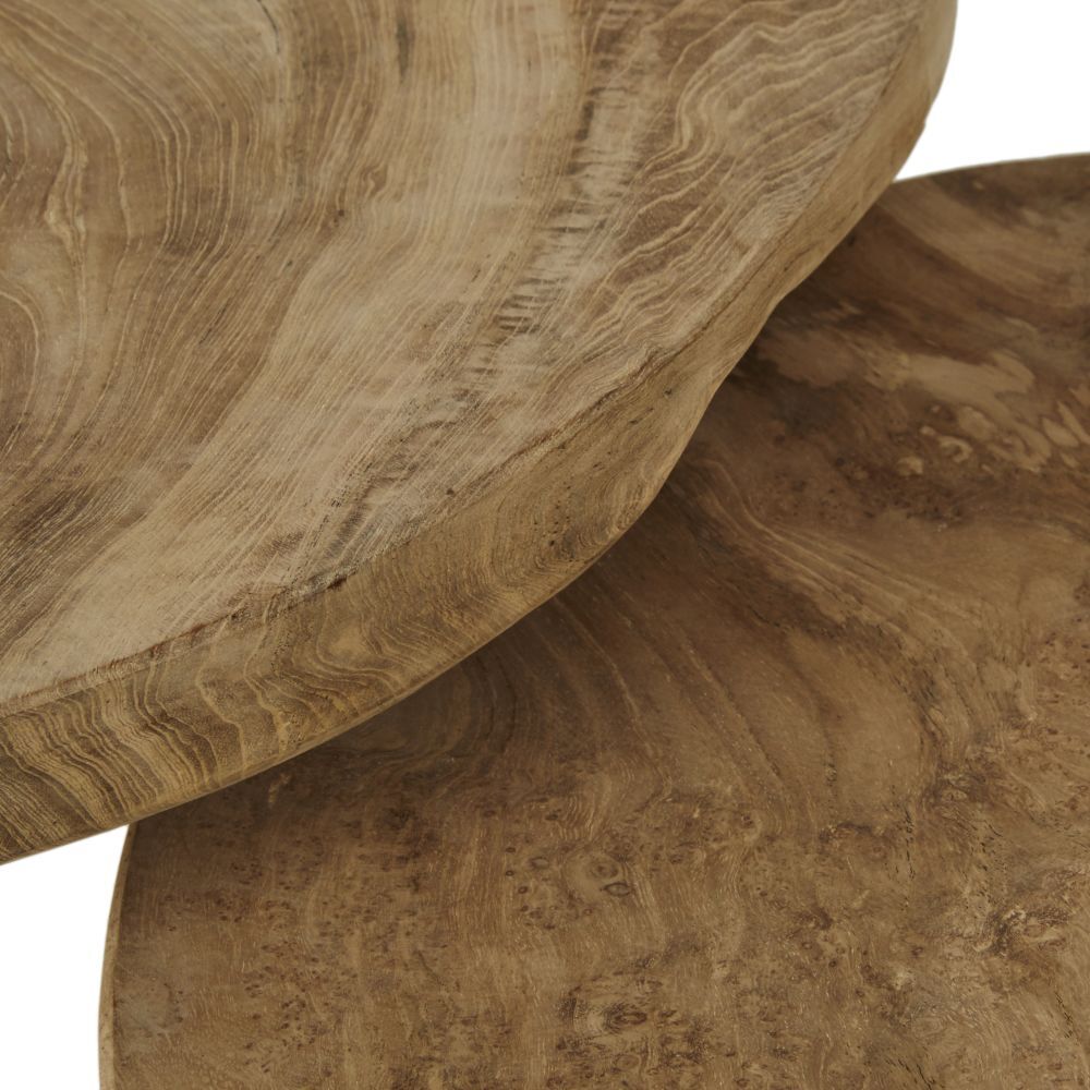 Handmade Teak Side Tables (x2) – image 2