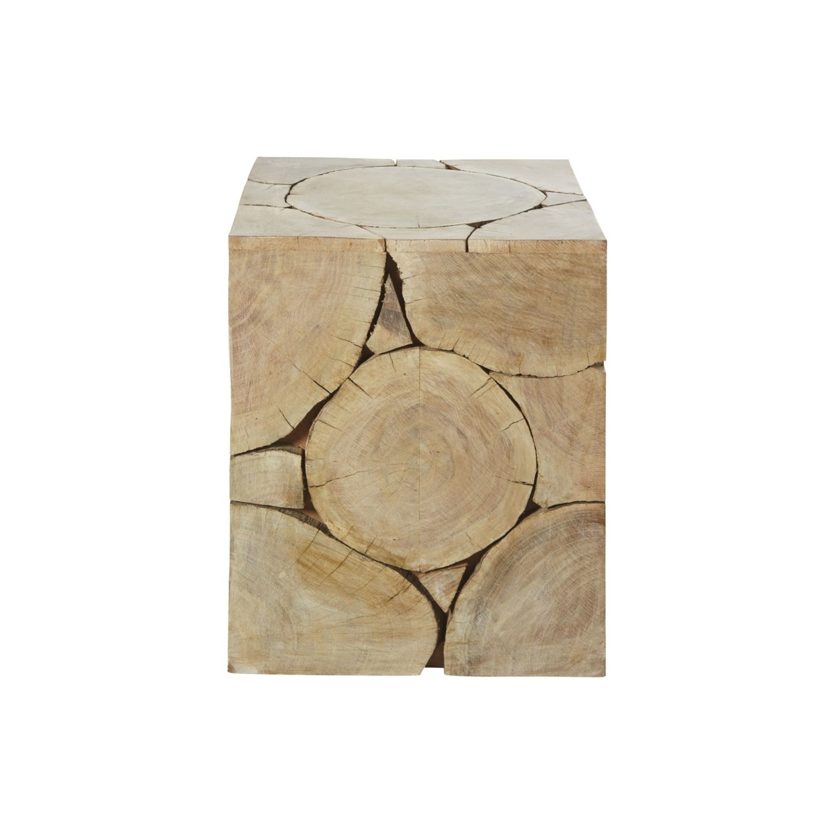 Albizia Wood Side Table – image 2