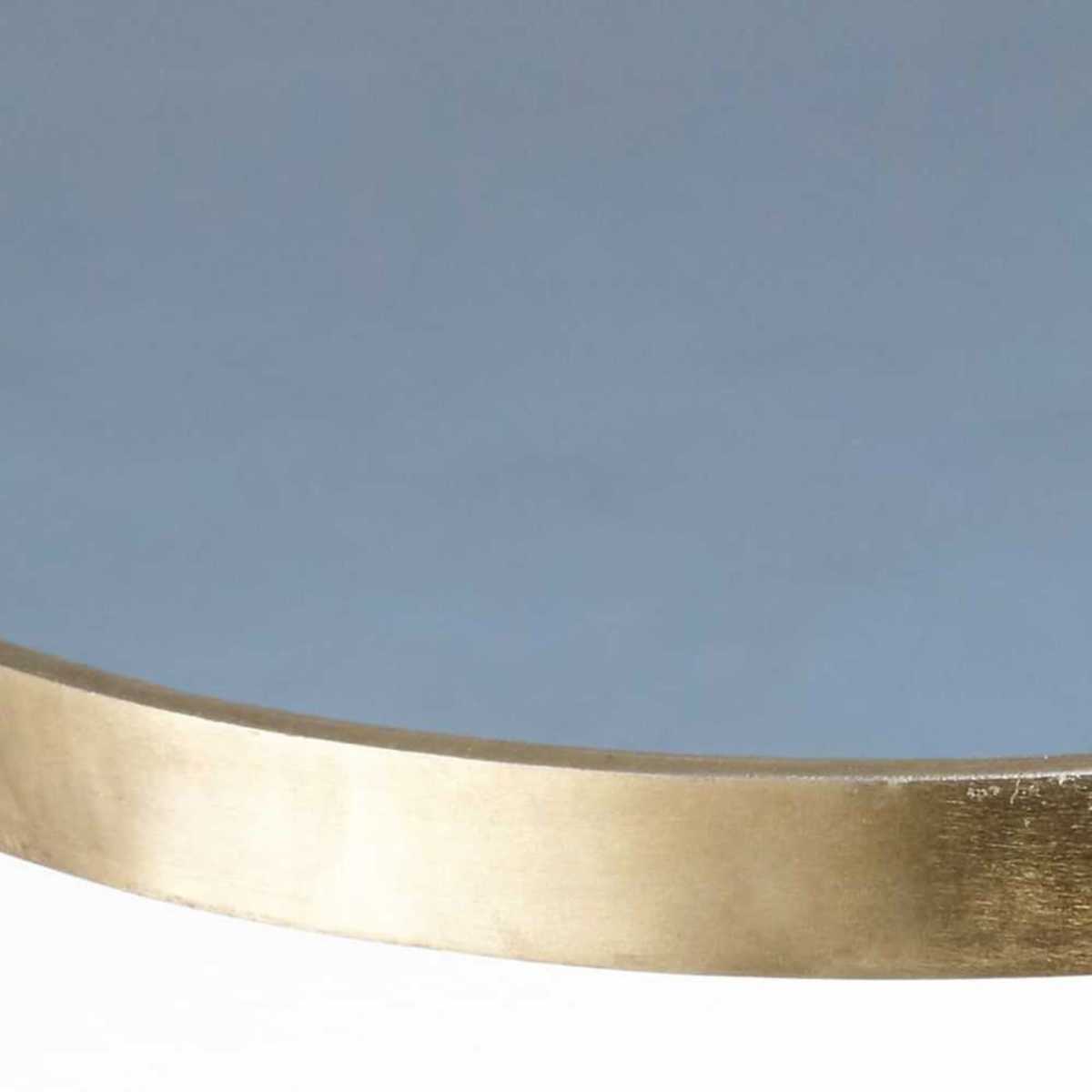2 Gold Metal and Glass Side Tables – image 2
