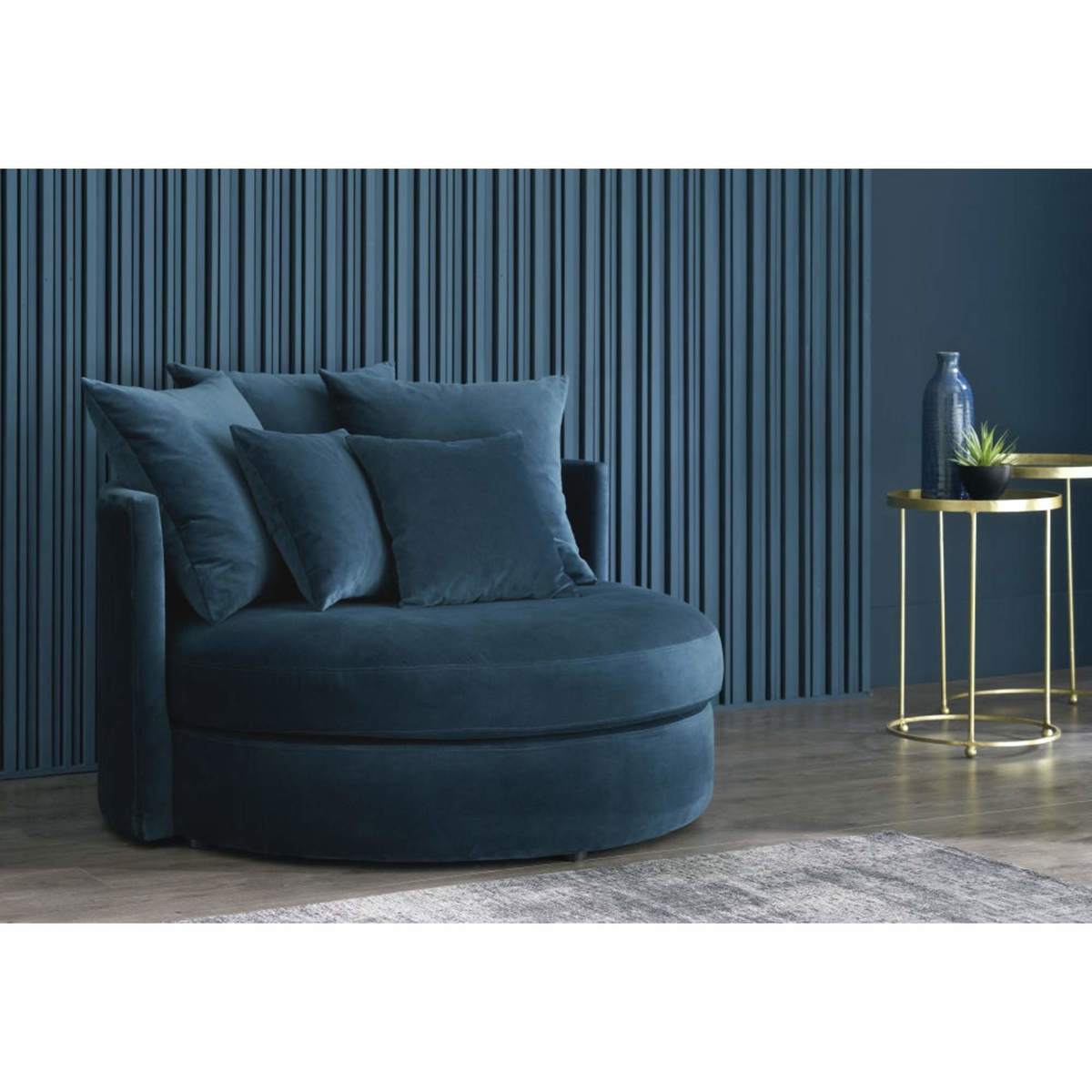 2 Gold Metal and Glass Side Tables – image 3