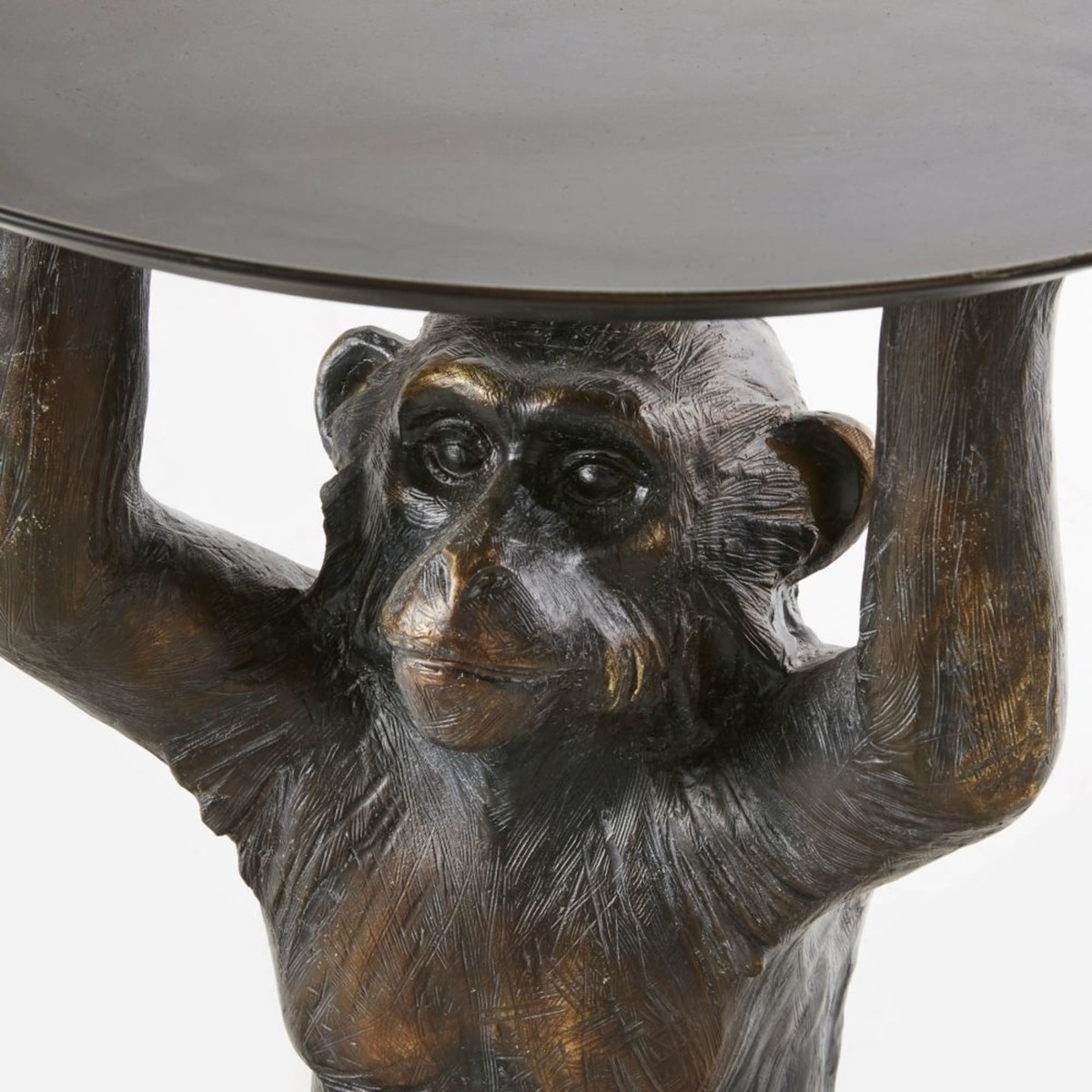 Brown Monkey Side Table – image 3