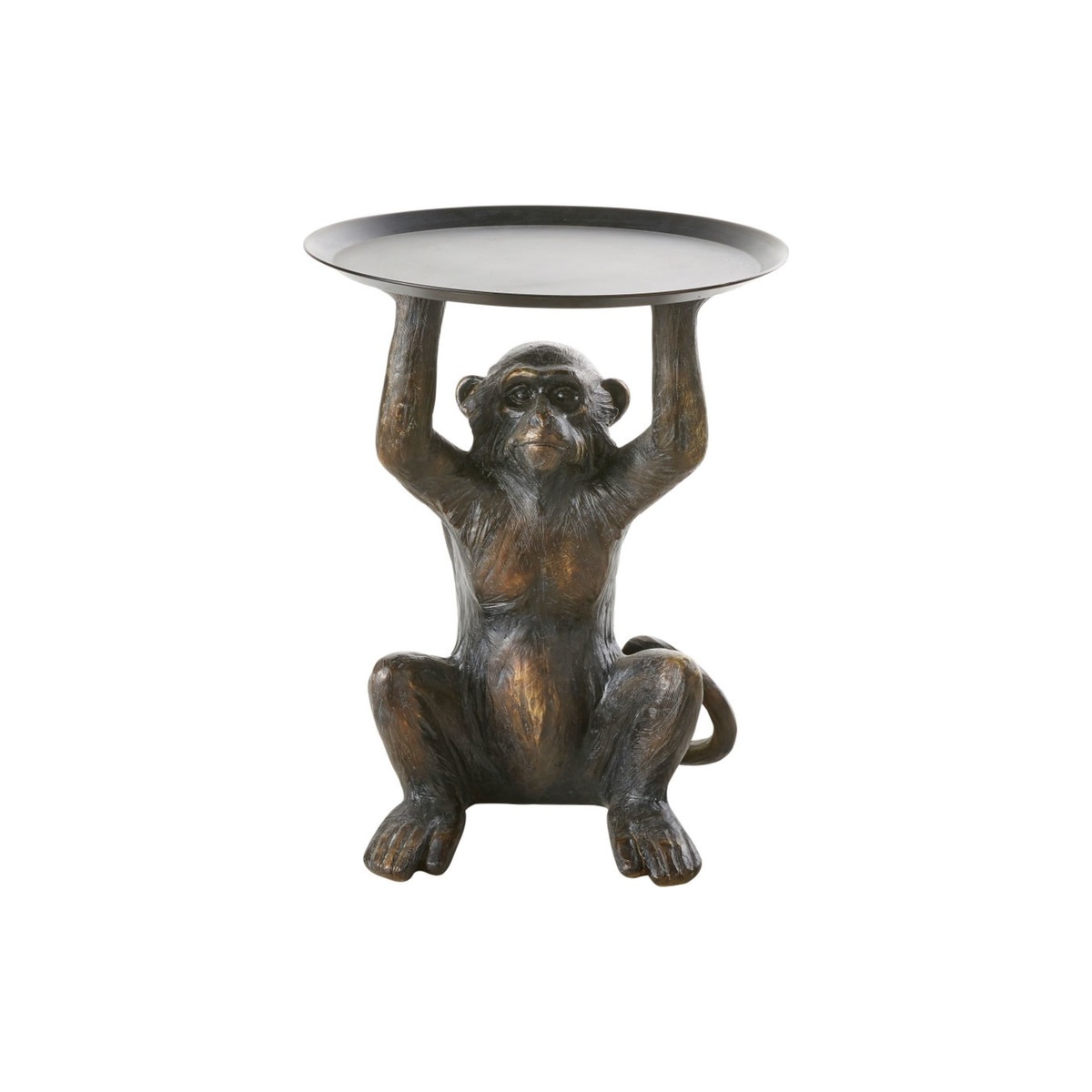 Brown Monkey Side Table – image 2