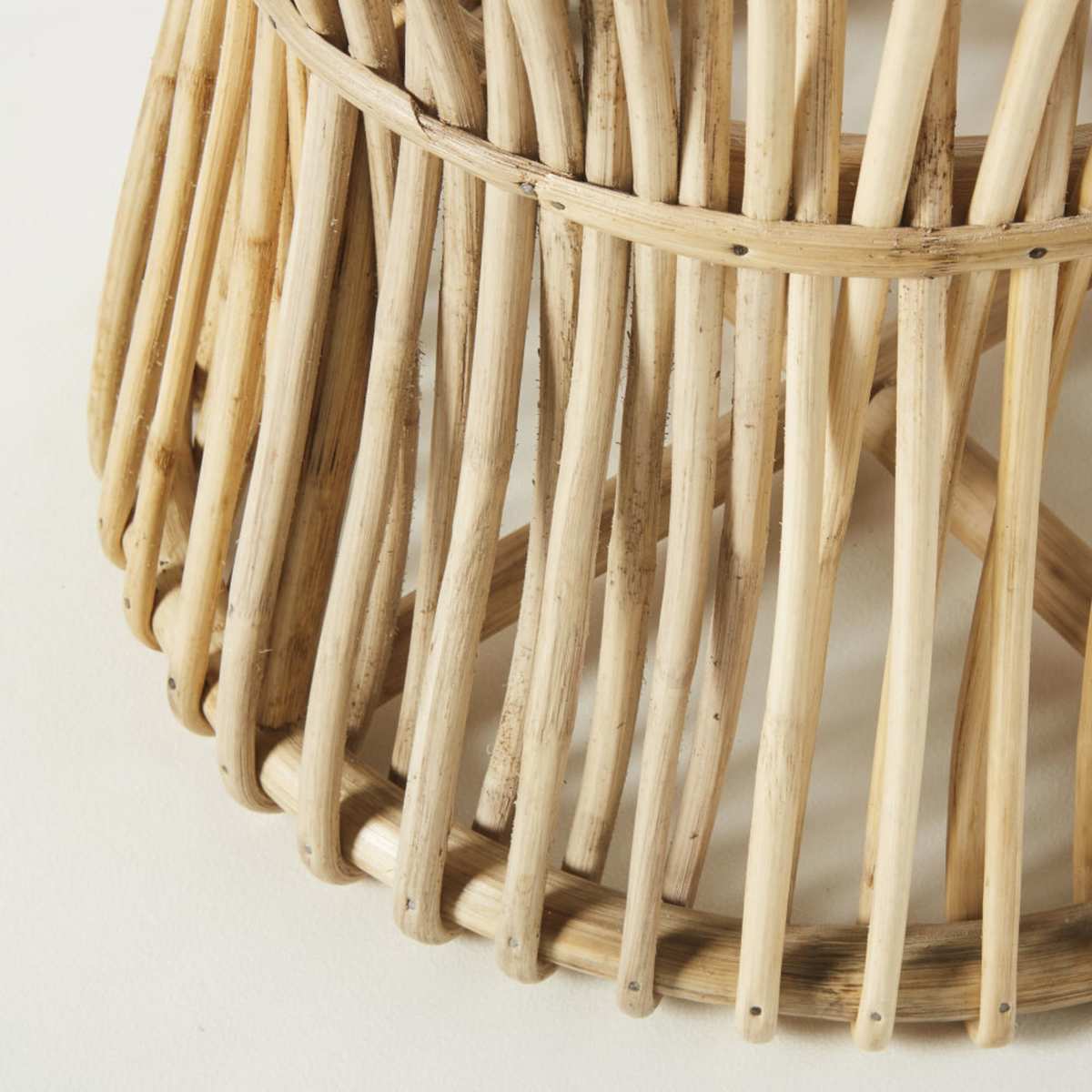 Bamboo Side Table with Glass Top – image 2