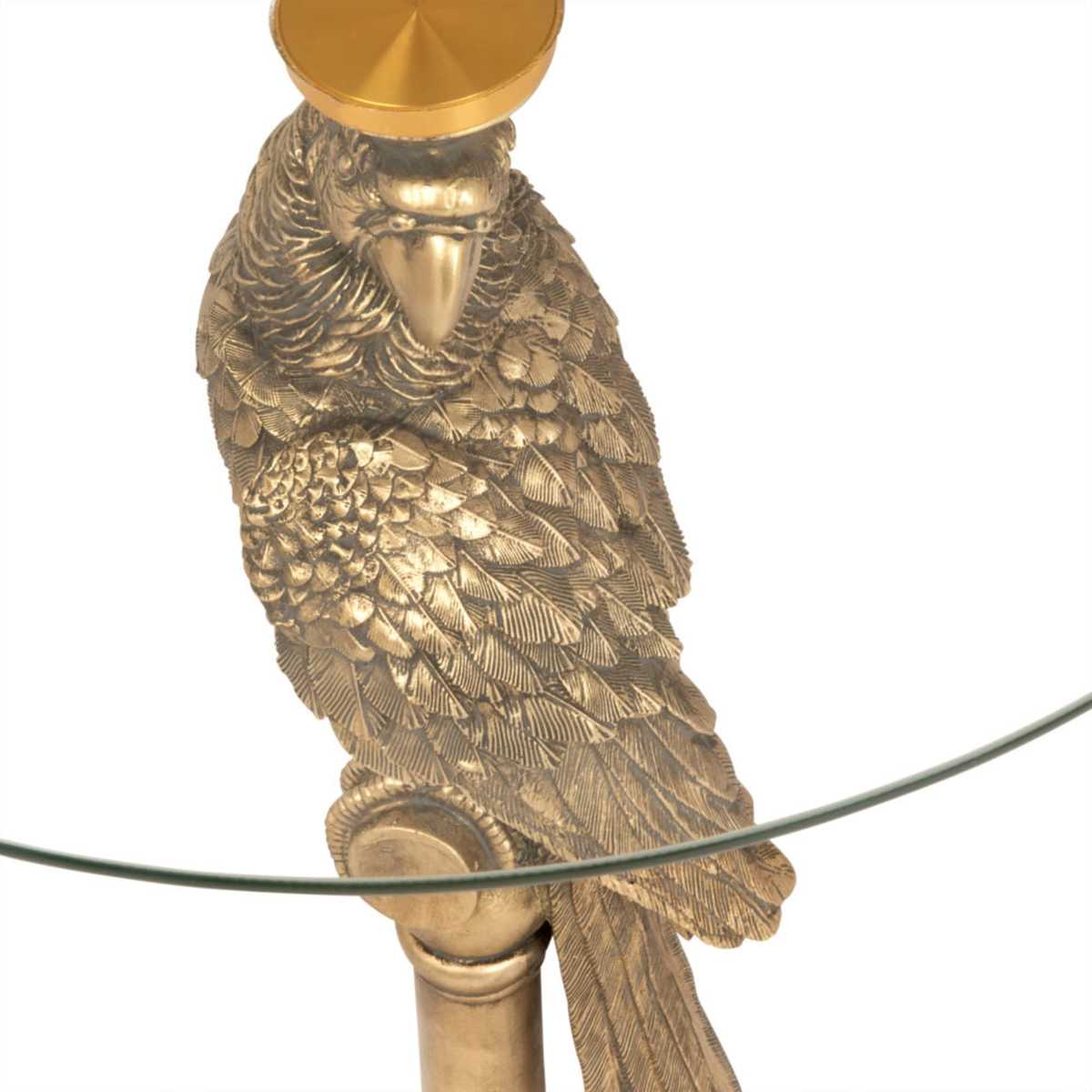 Animal Side Table with Glass Top – image 2