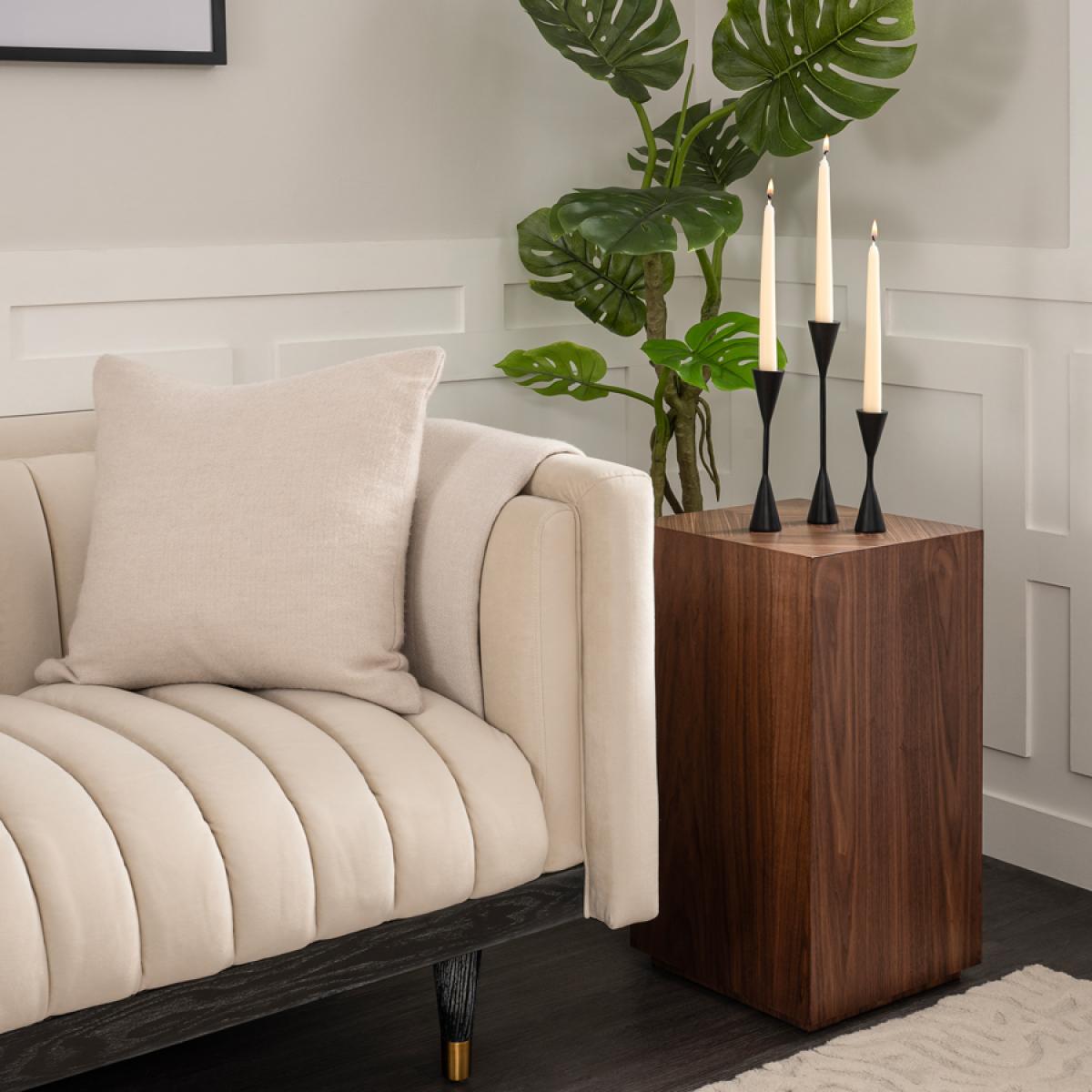 Set of 2 Renato Side tables and Coffee table  Walnut – image 3