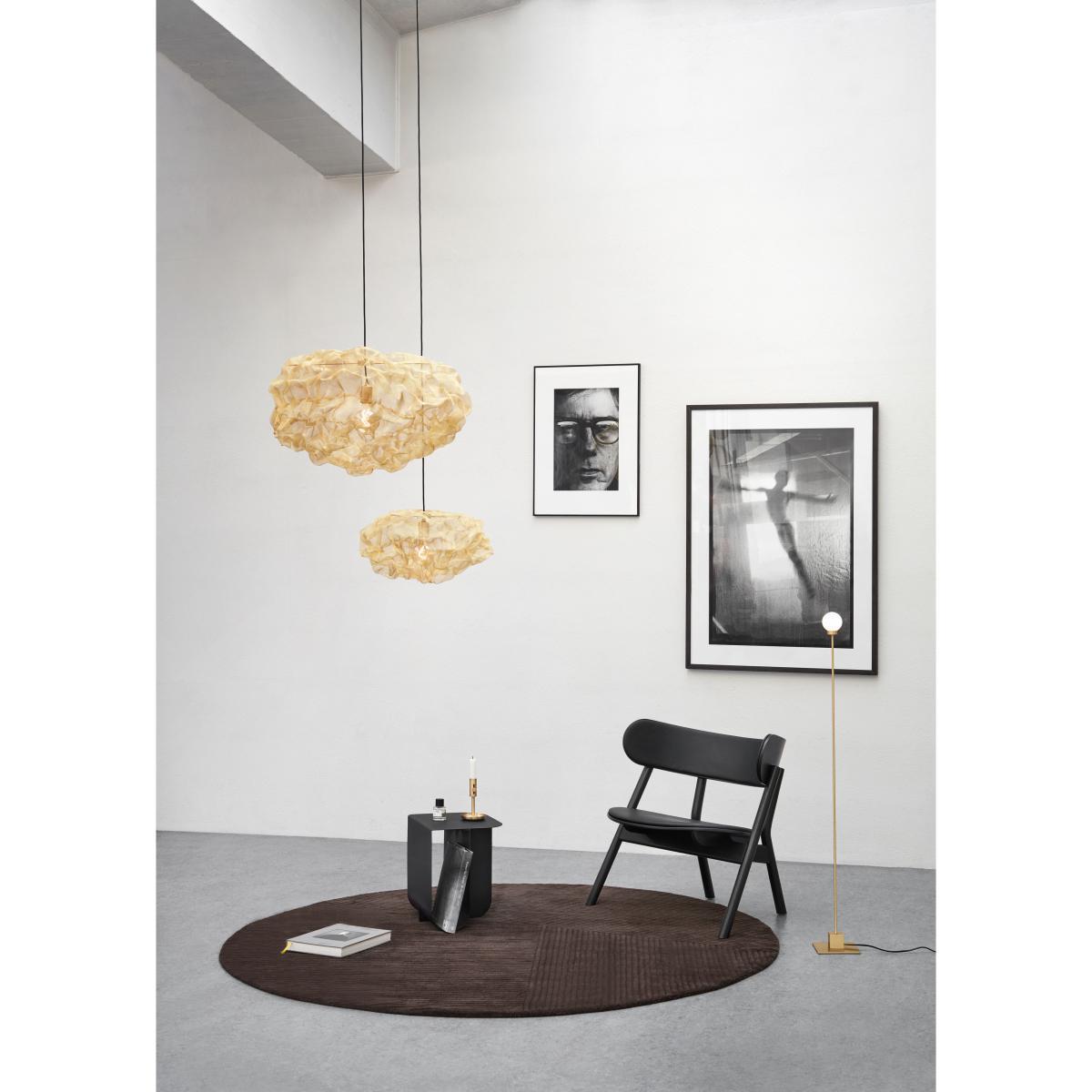 Mass End table - / 40 x 30 cm - Metal / Built-in magazine rack by Northern Black – image 3