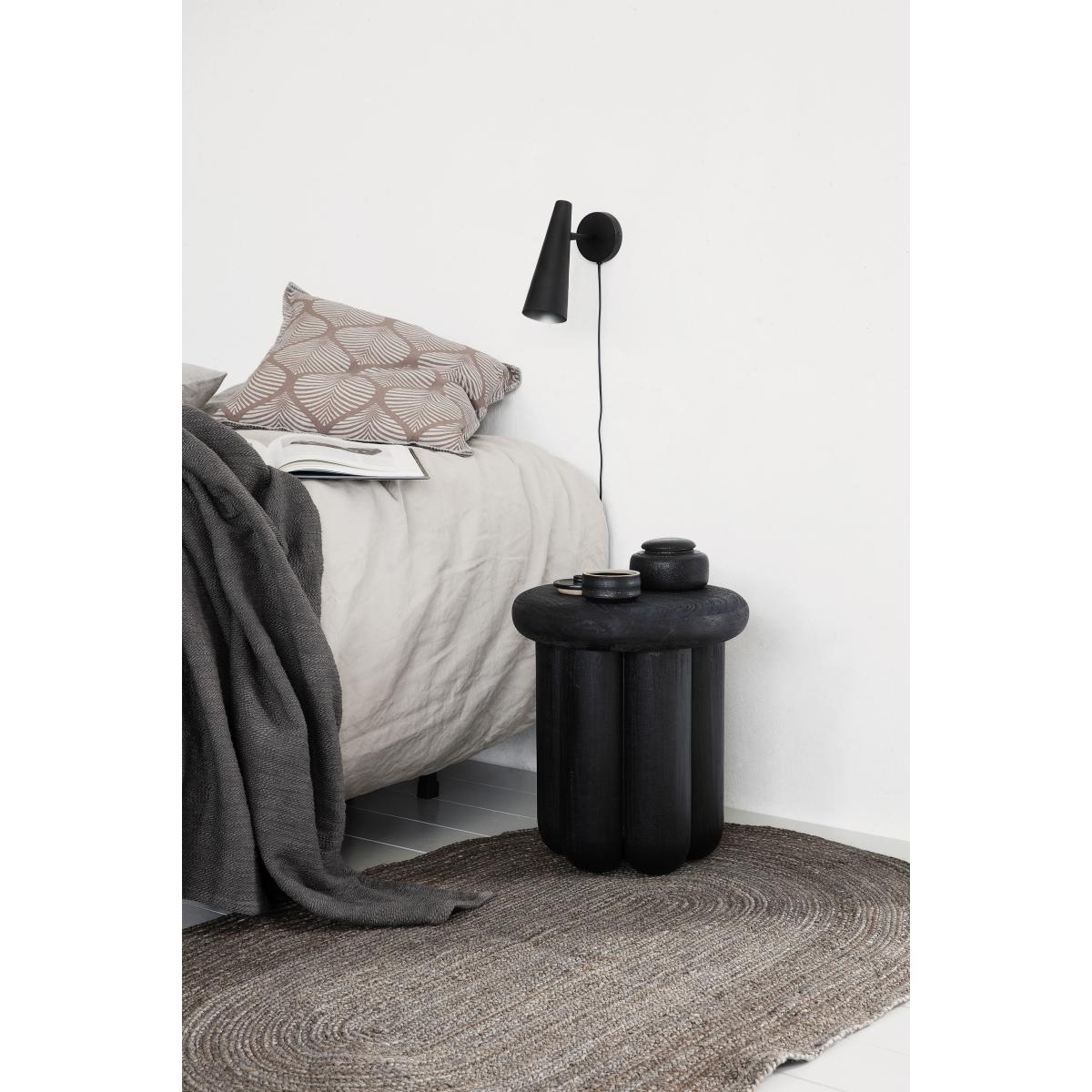 Phant End table - / Wood - Ø 38 x H 43 cm by House Doctor Black – image 2
