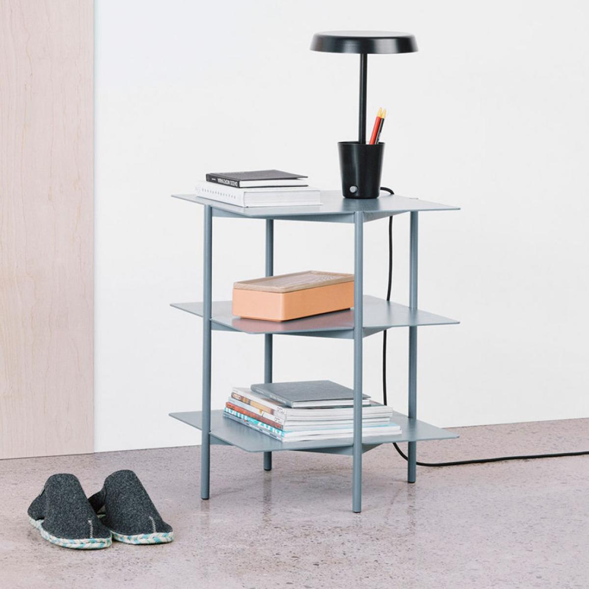 Tier End table - 42 x 42 x H 54 cm by Umbra Shift Grey – image 2