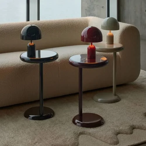 Spot End table metal purple / Ø 35 x H 55 cm - Tom Dixon – image 3