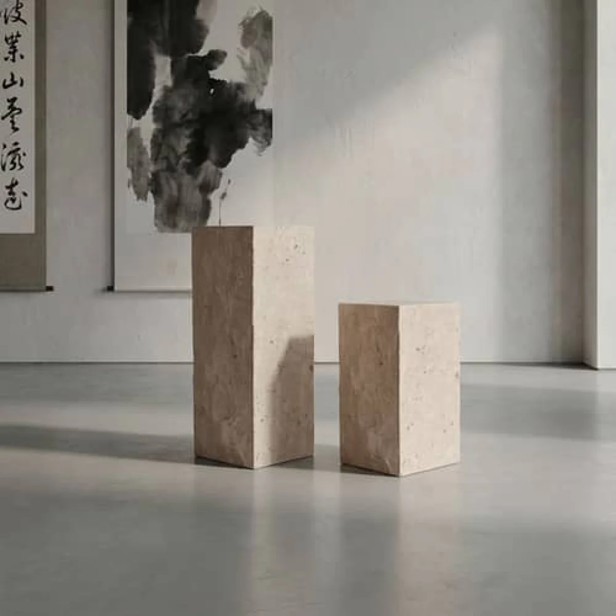 Podium Medio End table stone white / 30 x 30 x H 55 cm - 101 COPENHAGEN – image 6