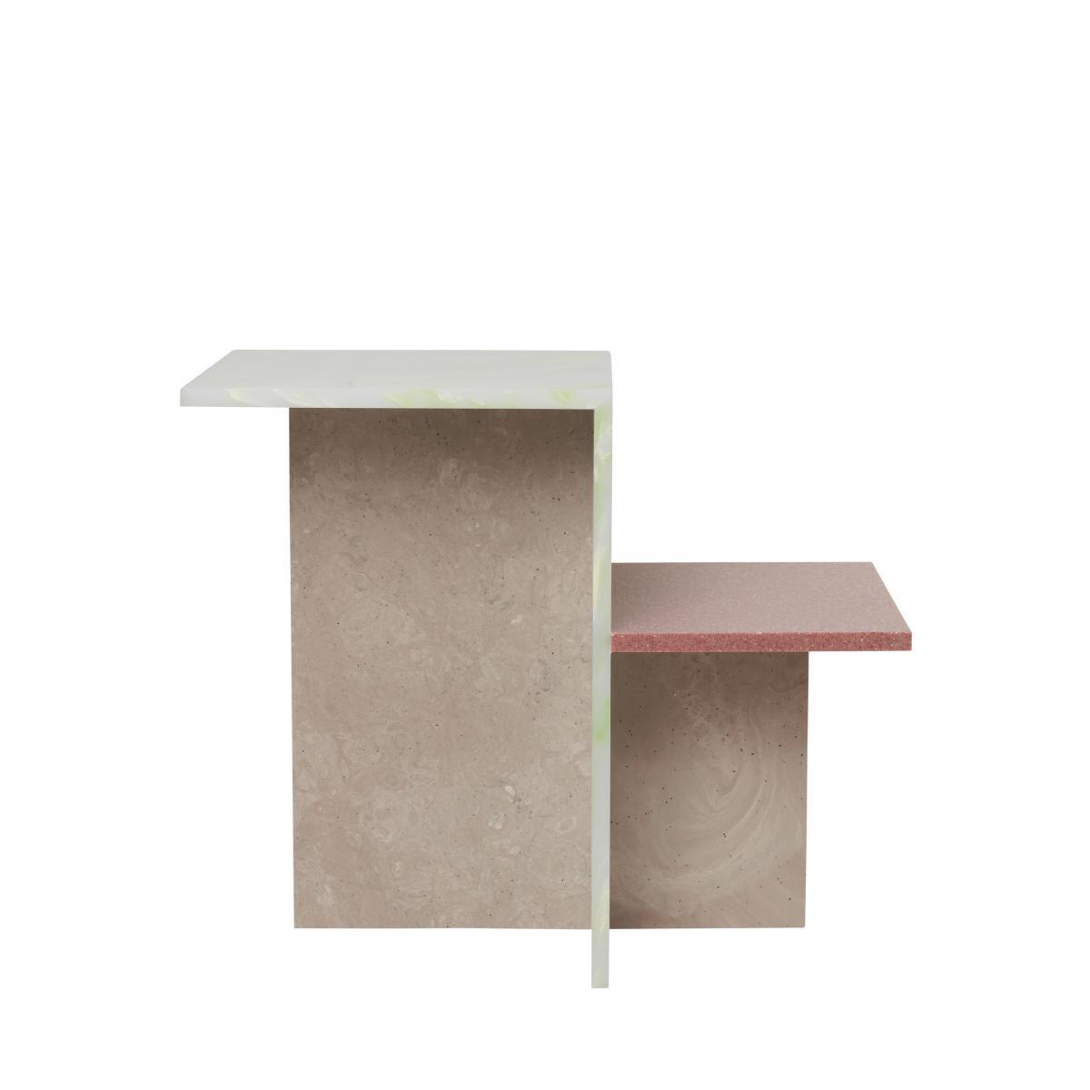 Distinct End table - / Acrylic stone by Ferm Living Multicoloured – image 2