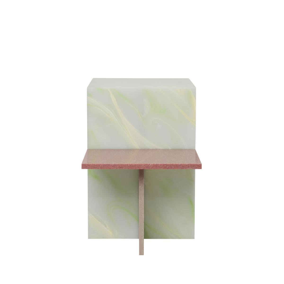 Distinct End table - / Acrylic stone by Ferm Living Multicoloured – image 3