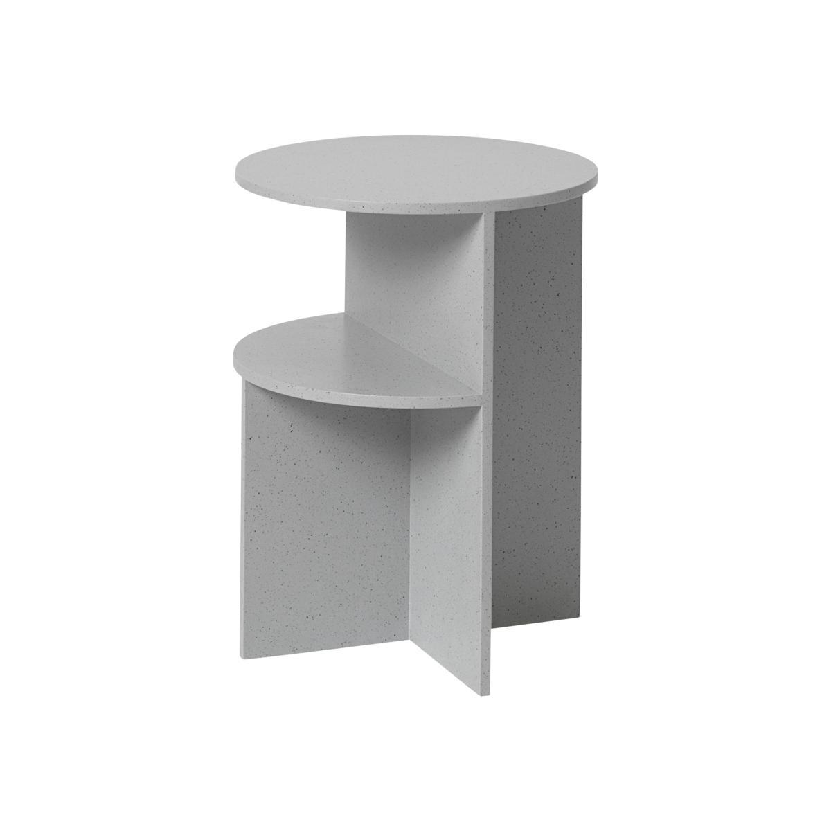 Halves End table - / 2 trays by Muuto Grey – image 1