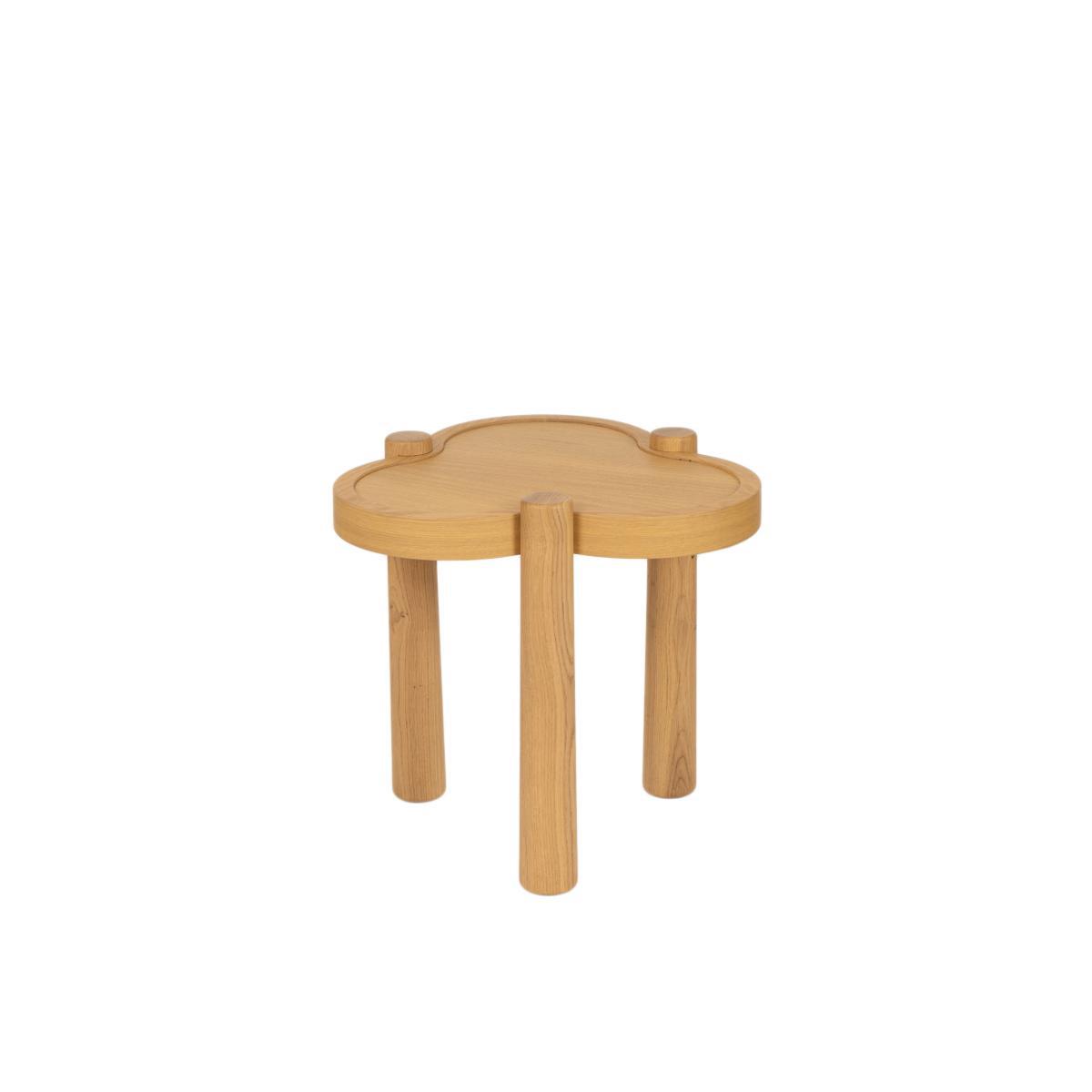 Agapé End table - / Small - Ø 41 x H 40 cm by Maison Sarah Lavoine Natural wood – image 2