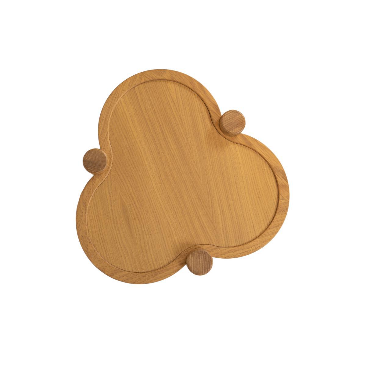 Agapé End table - / Small - Ø 41 x H 40 cm by Maison Sarah Lavoine Natural wood – image 3