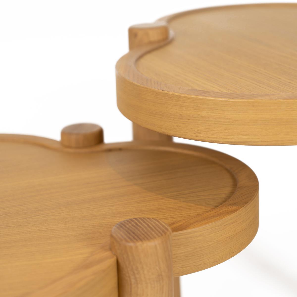 Agapé End table - / Small - Ø 41 x H 40 cm by Maison Sarah Lavoine Natural wood – image 4
