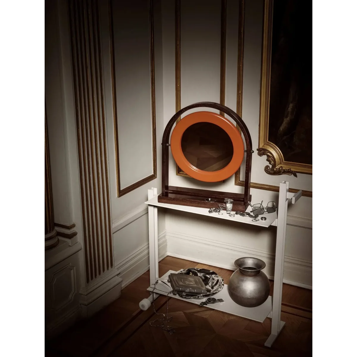 Museum Museum Trolley serving trolley Dark brown 74.5x77.5x24 cm – image 2