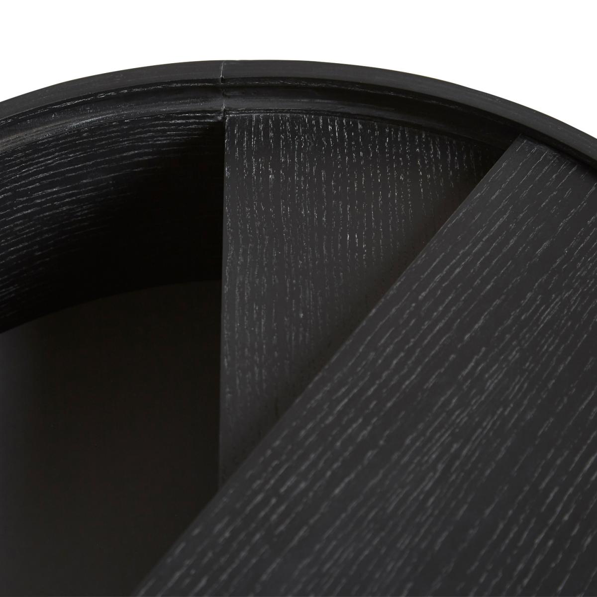Woud Arc side table Black-ash – image 2