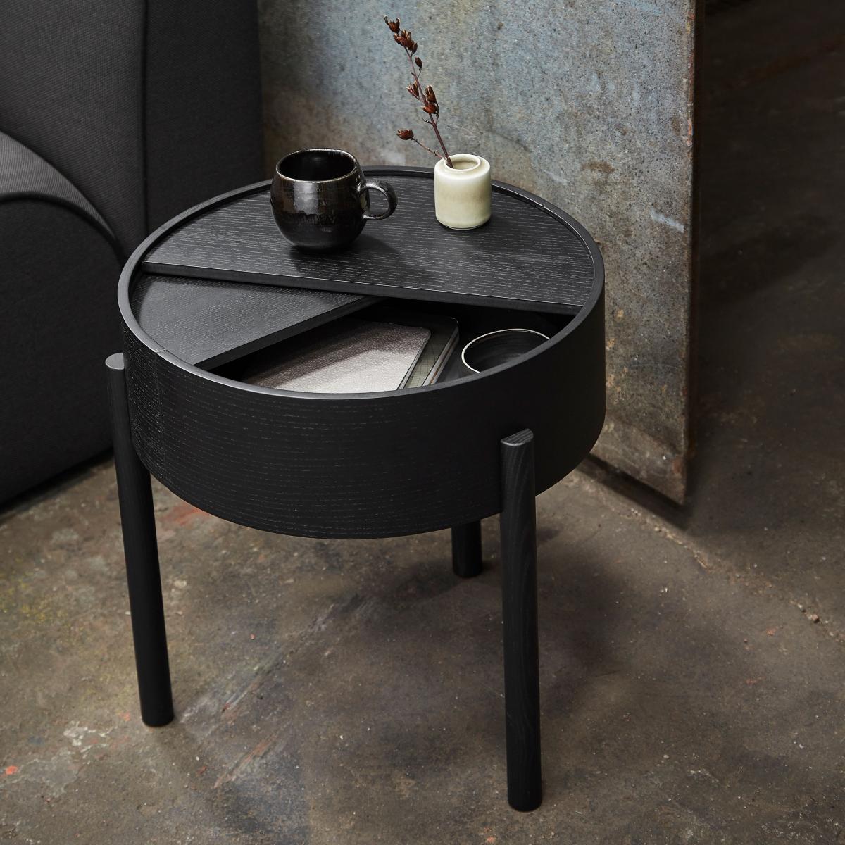 Woud Arc side table Black-ash – image 3