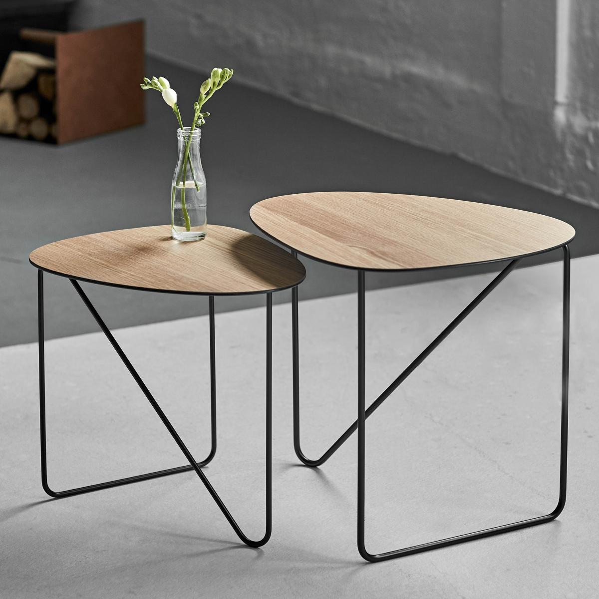 LIND DNA Curve side table M oak – image 2
